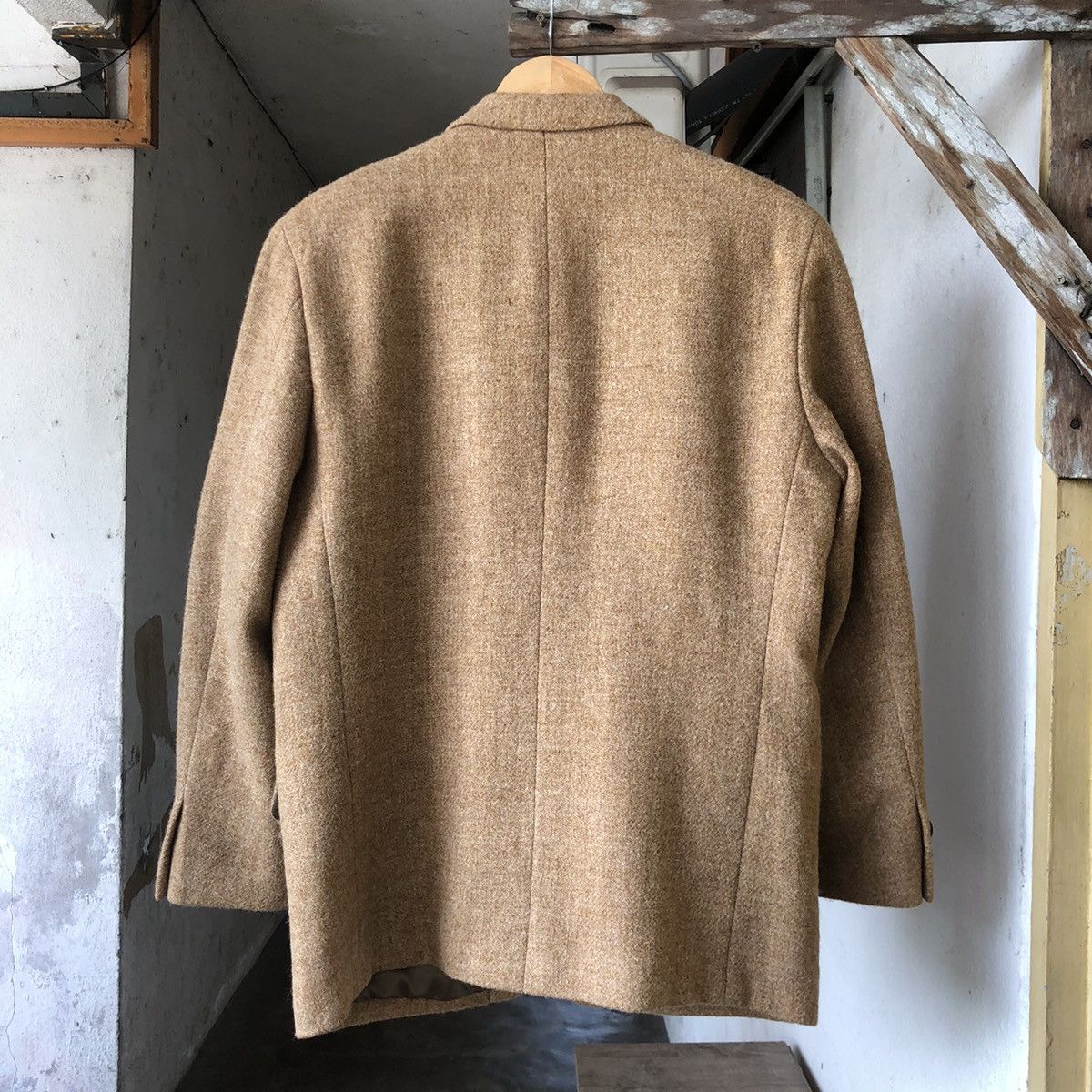 Harris Tweed Vintage East Boy Men x Harris Tweed Wool Blazer Jacket Size US M / EU 48-50 / 2 - 2 Thumbnail