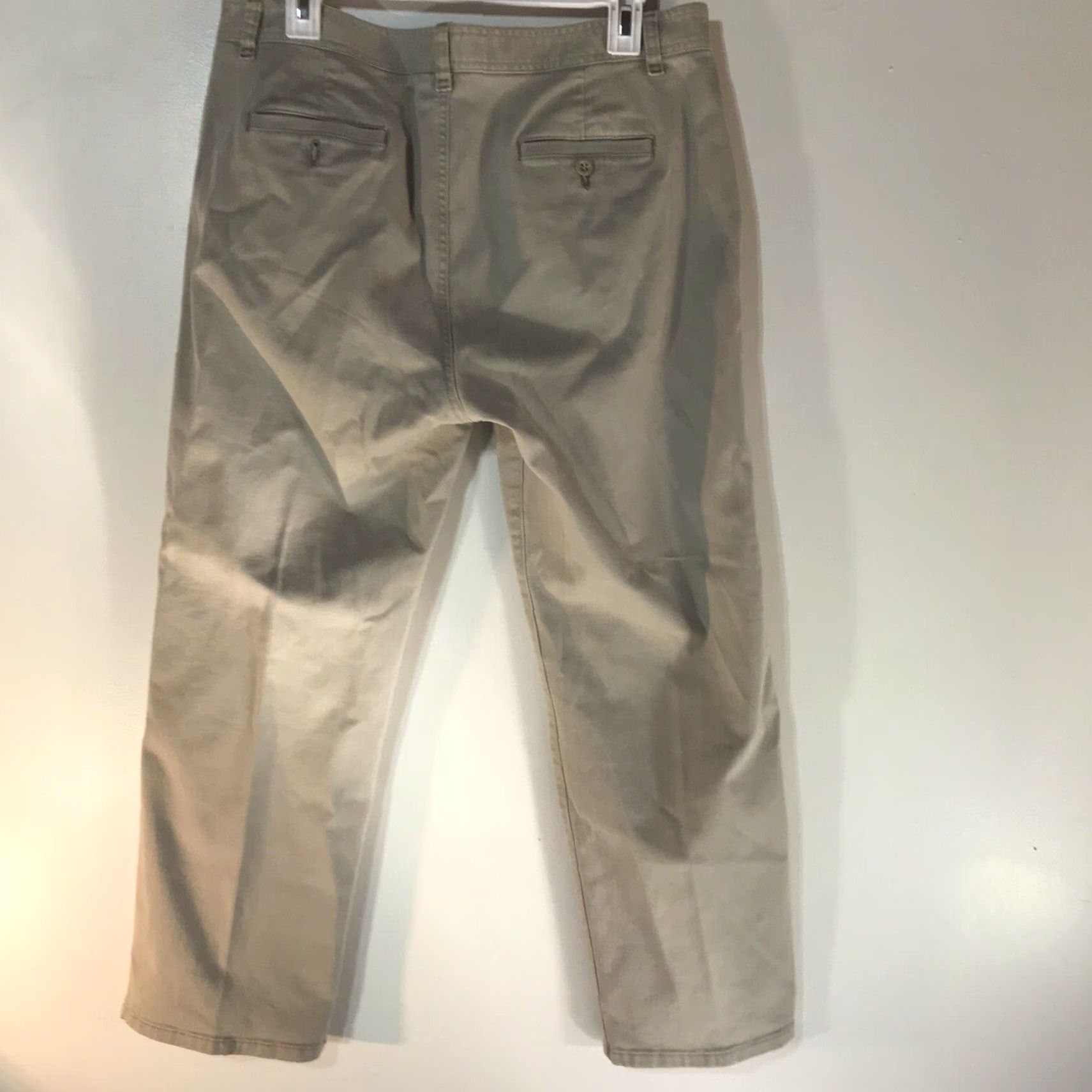 Polo Ralph Lauren VINTAGE Polo Jeans Co Ralph Lauren Women's Khaki Pants Size 12 Casual Workwear Straight Fit Lightweight Beige Size 34" / US 12 / IT 48 - 2 Thumbnail