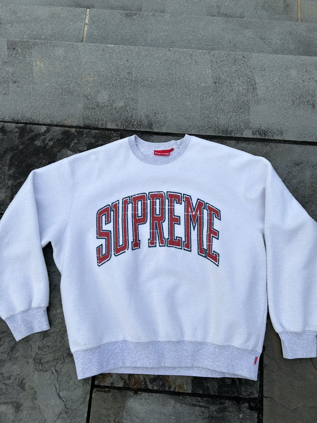 Supreme Supreme Inside Out Crewneck Grey | Grailed