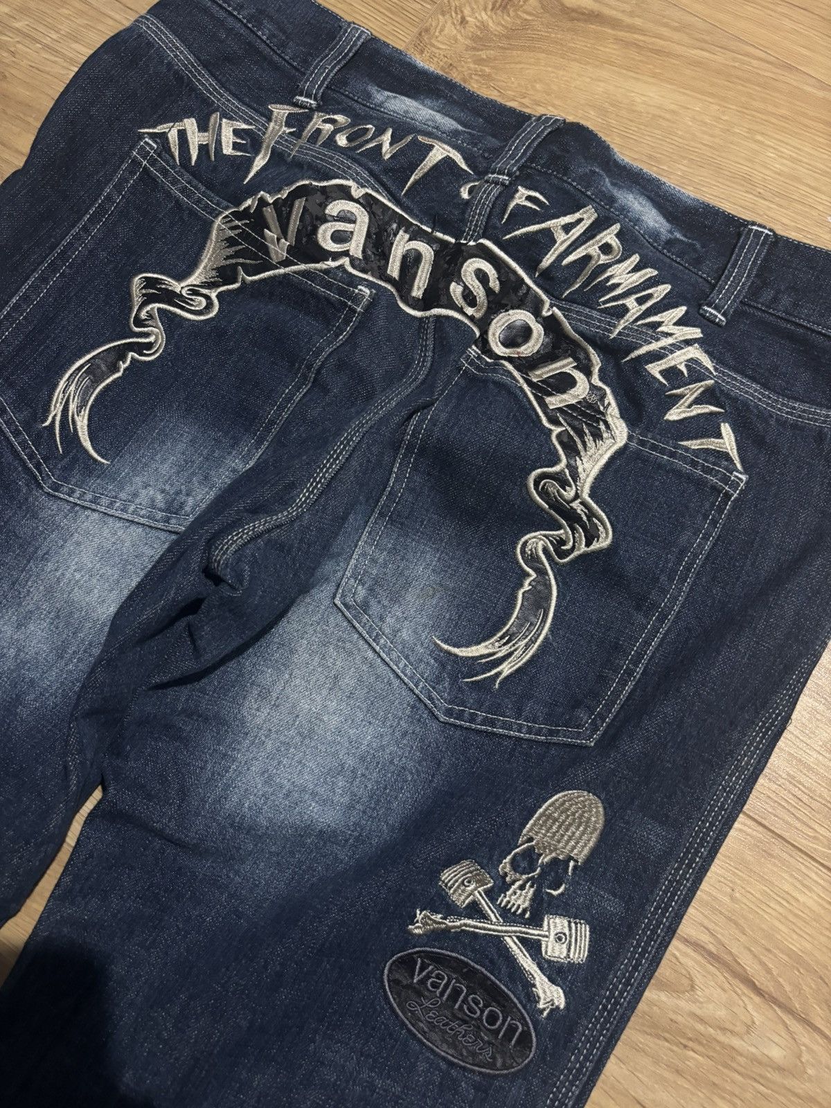 Vanson Leathers Vanson denim jeans Size US 34 / EU 50 - 1 Thumbnail
