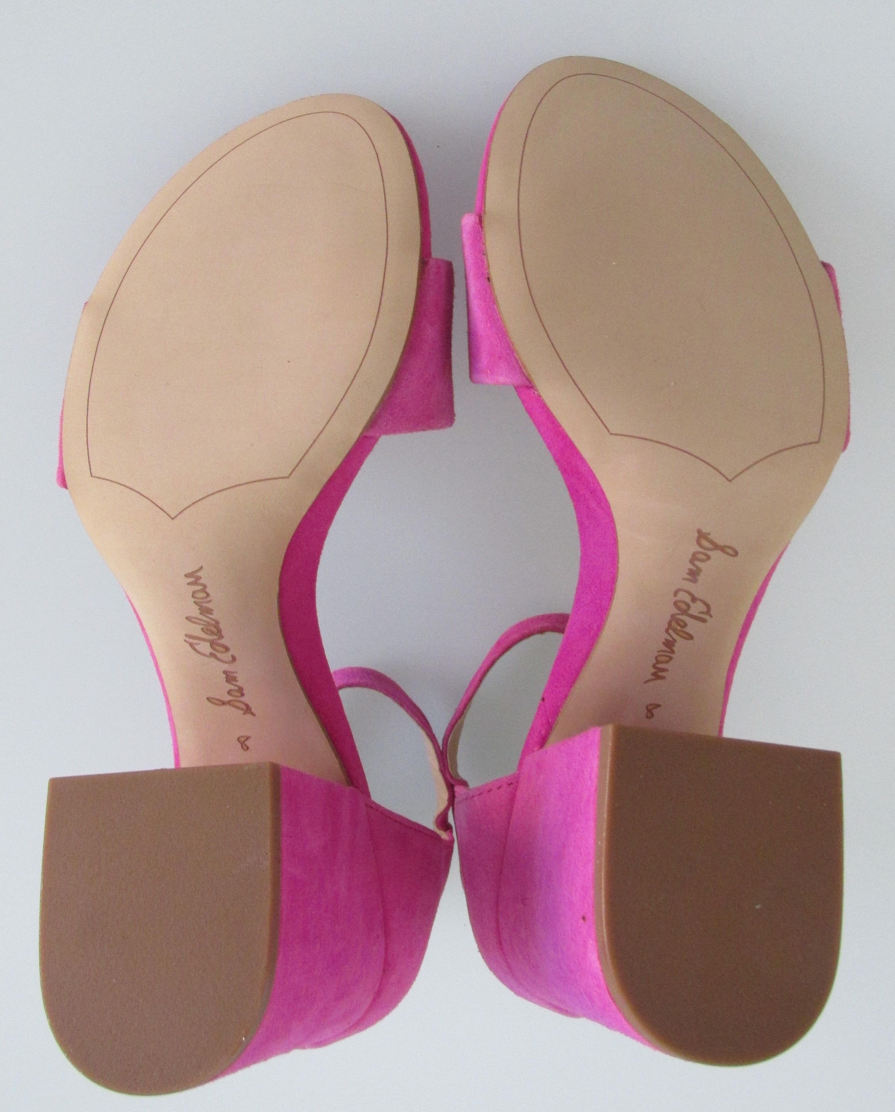 Sam Edelman Sam Edelman New Suede Open Toe Suede Heels Size 8M Size US 8 / IT 38 - 6 Thumbnail