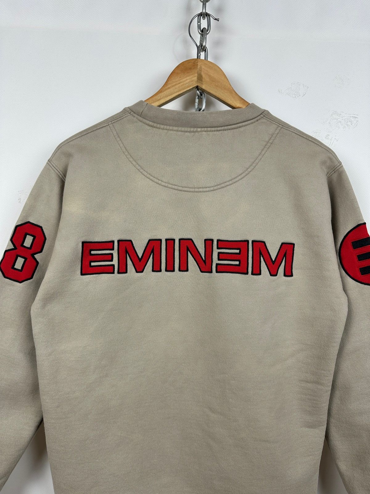 Eminem Vintage Eminem 08 Slim Shady Beige Sweatshirt Size US S / EU 44-46 / 1 - 17 Thumbnail