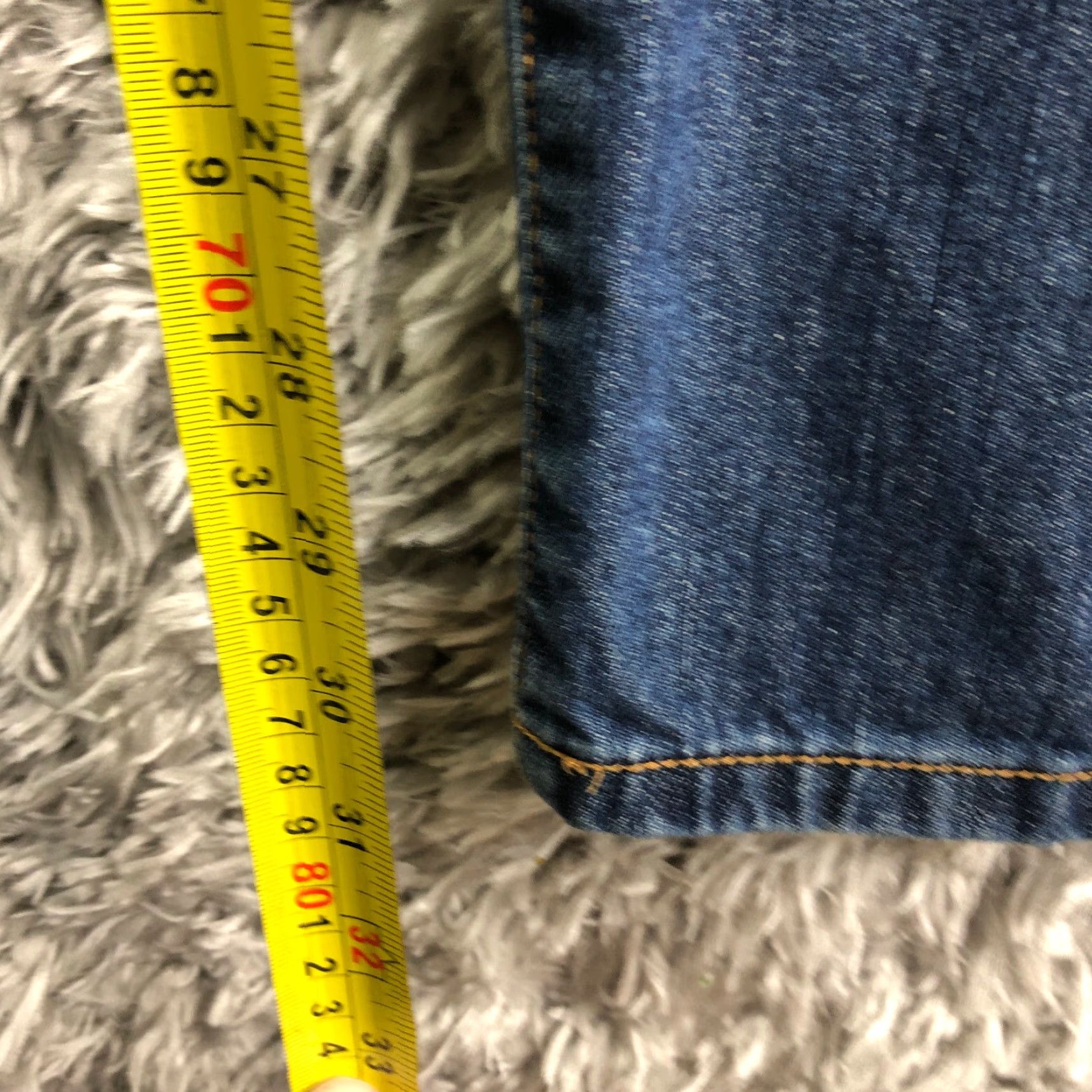 Denime Bass Camden Straight Mens Sz 38x34 Mid Rise Straight Leg Medium Wash Denim Jeans Size US 38 / EU 54 - 3 Thumbnail