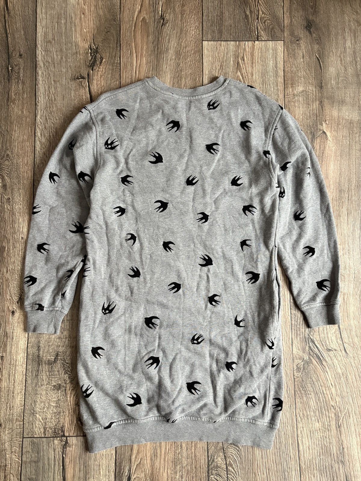 Alexander McQueen Alexander McQueen Swallow Long Dress Sweatshirt All over Size S / US 4 / IT 40 - 11 Thumbnail