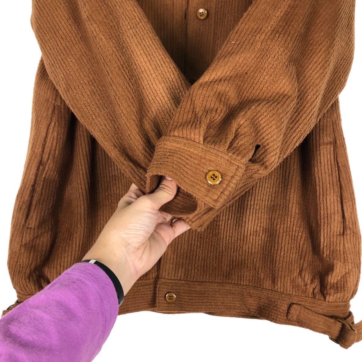 Japanese Brand 🔥Vtg Corduroy Jacket Bondage Parachute Eve Issey Miyake Size US M / EU 48-50 / 2 - 13 Thumbnail