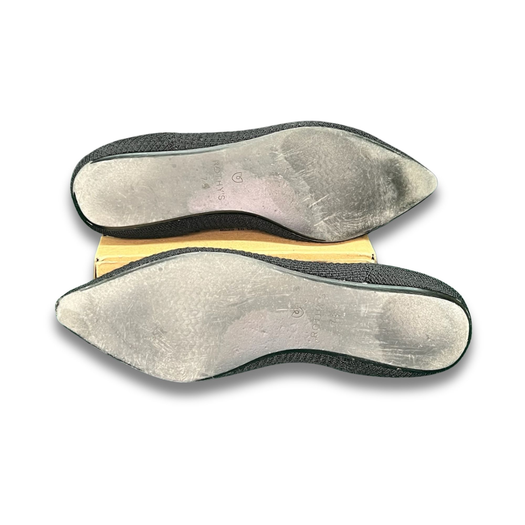 Rothy's Rothys The Point Solid Black Ballet Flats Size 6 Sustainable Size US 6 / IT 36 - 6 Thumbnail