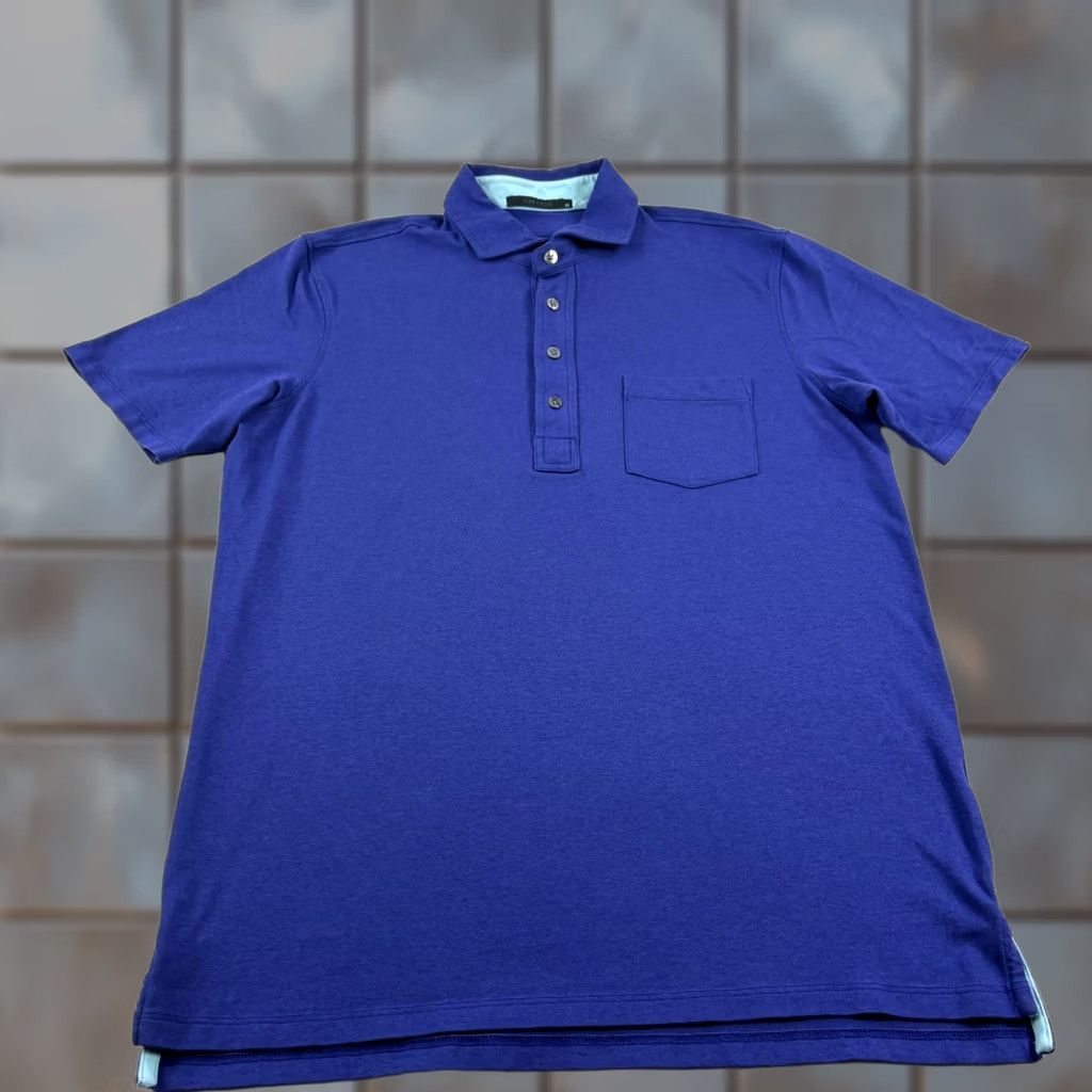 Vintage Polo Golf Shirt Mens Medium Blue Apache Polo Golf Stretch Pocket Casual Size US M / EU 48-50 / 2 - 1 Thumbnail