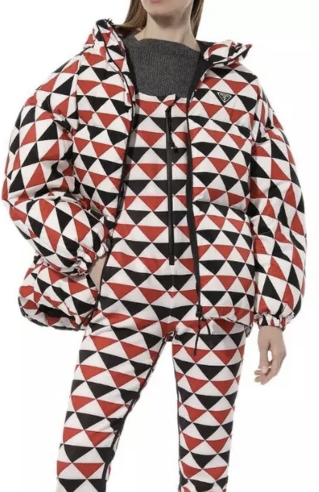 Prada ⛷️🎿 🔺Prada on ice Snow Ski Down Jacket Puffer Size M / US 6-8 / IT 42-44 - 2 Thumbnail