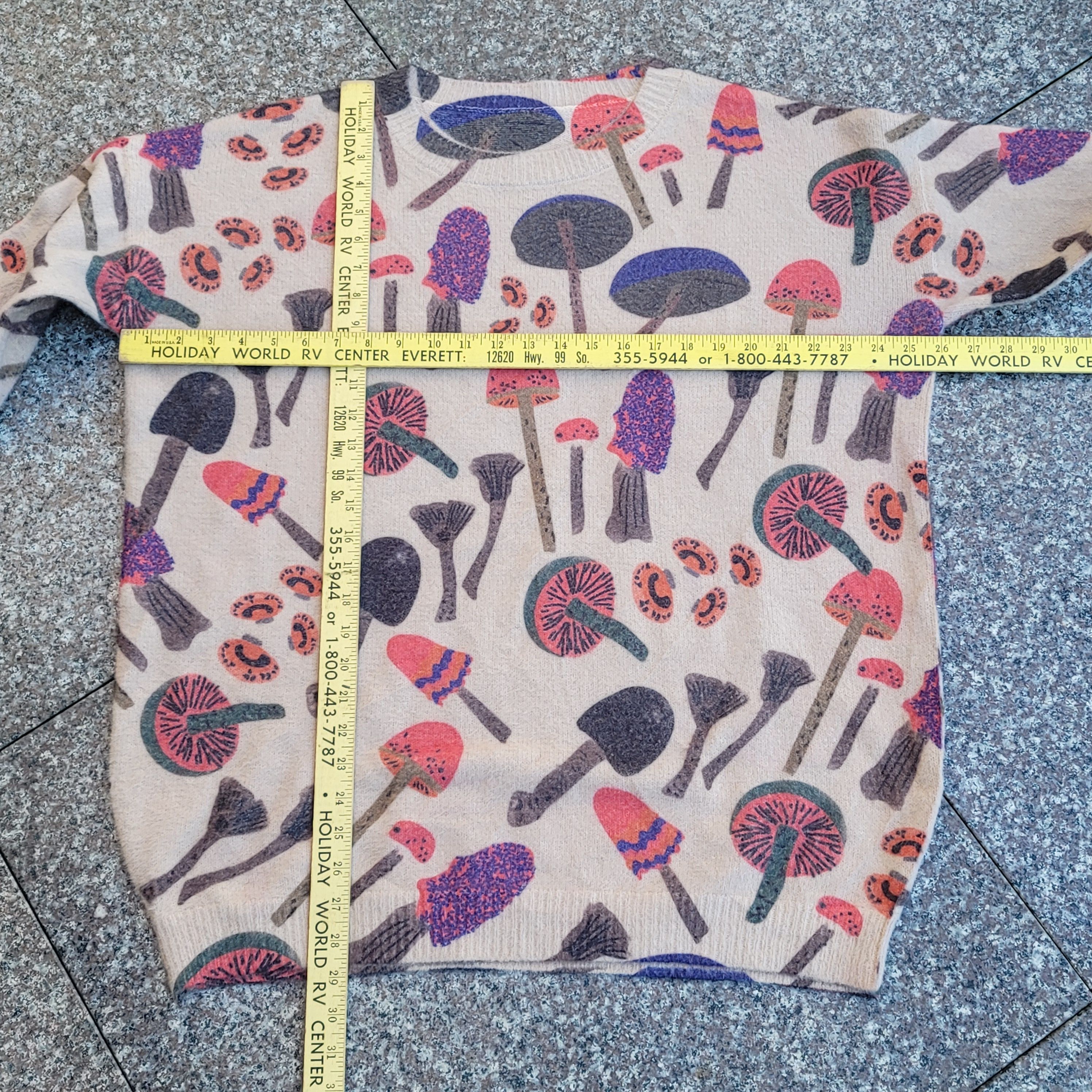 Other Oversized wool blend mushrooms sweater Size M / US 6-8 / IT 42-44 - 8 Thumbnail