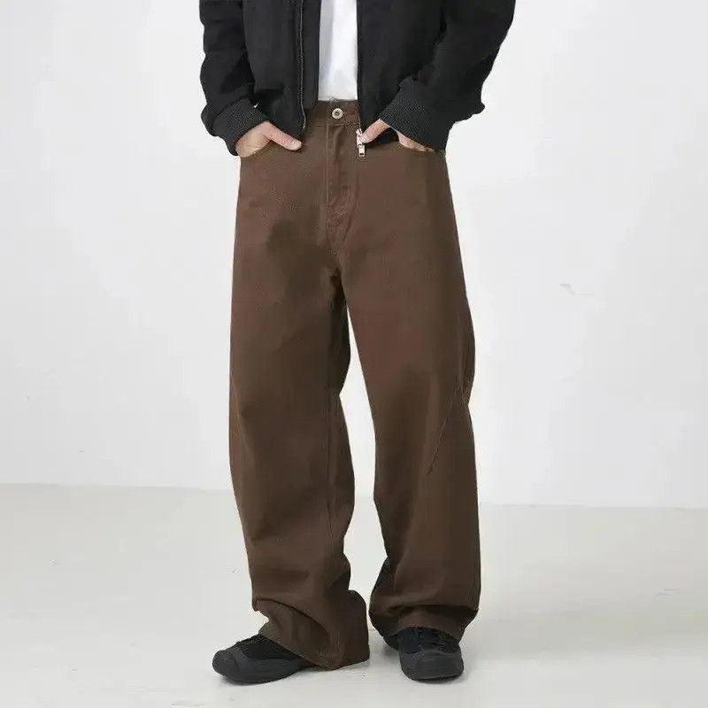 Japanese Brand Streetwear Casual Straight Trousers Wide Leg Jeans Size US 32 / EU 48 - 2 Thumbnail