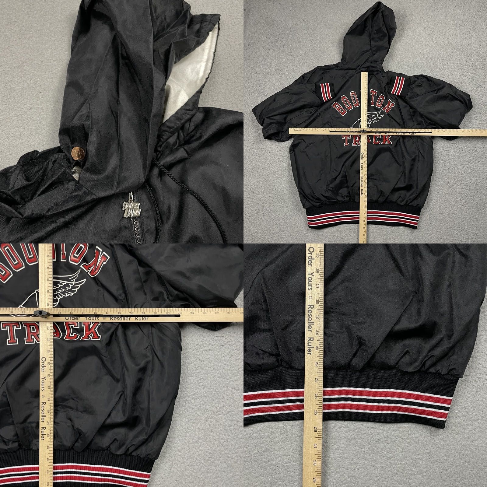 Vintage VINTAGE Westwind Buccaneer Boonton Track Jacket Nylon XL Black Mens Size US XL / EU 56 / 4 - 9 Thumbnail