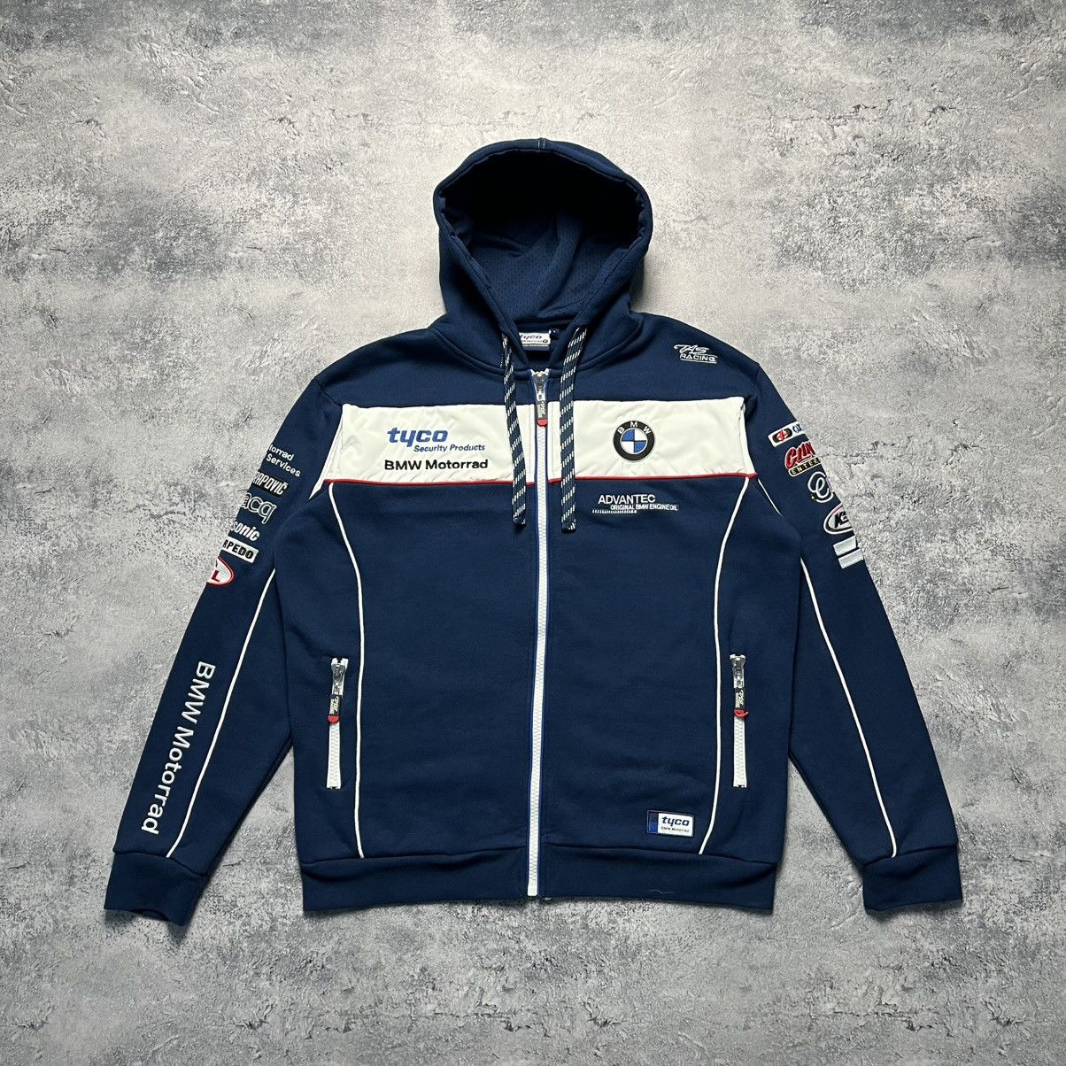 BMW TYCO Motorrad Tas Clinton Moto Racing Zip Hoodie Sport