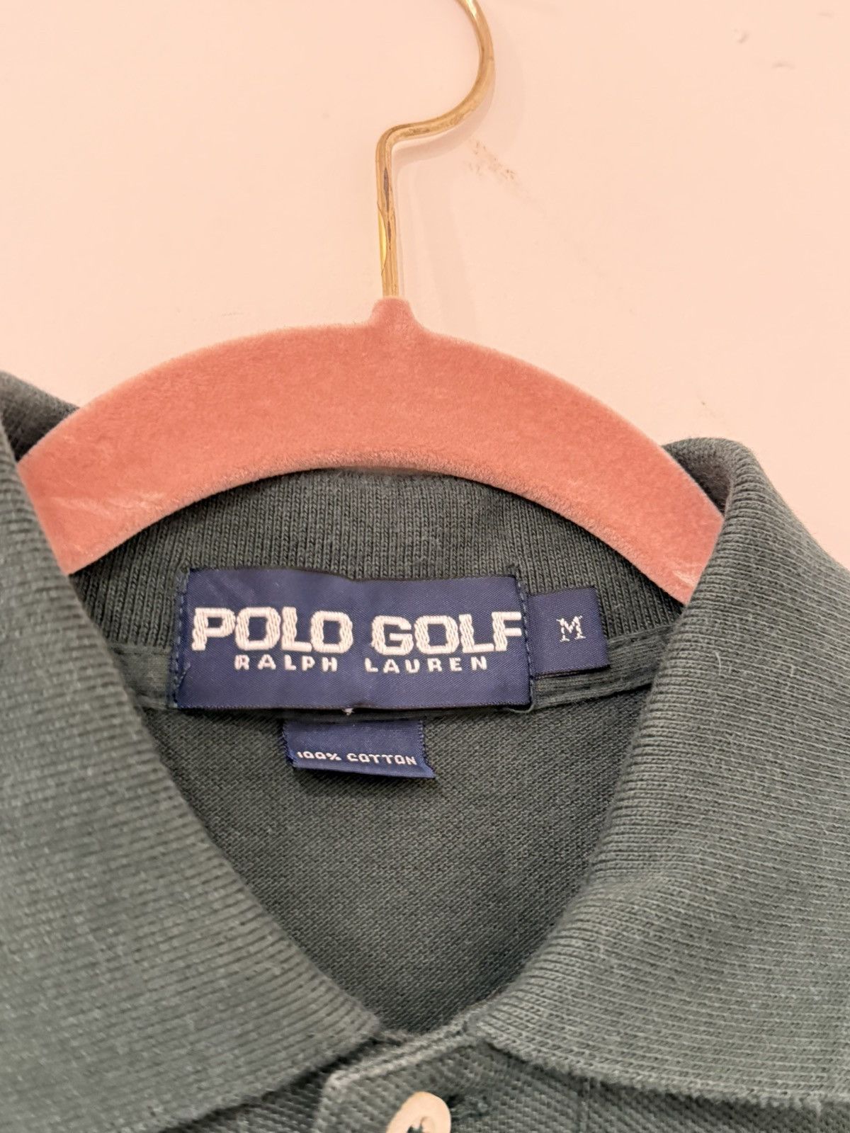 Polo Ralph Lauren × Vintage Vintage Polo Golf Shield Logo Polo Size US M / EU 48-50 / 2 - 4 Thumbnail