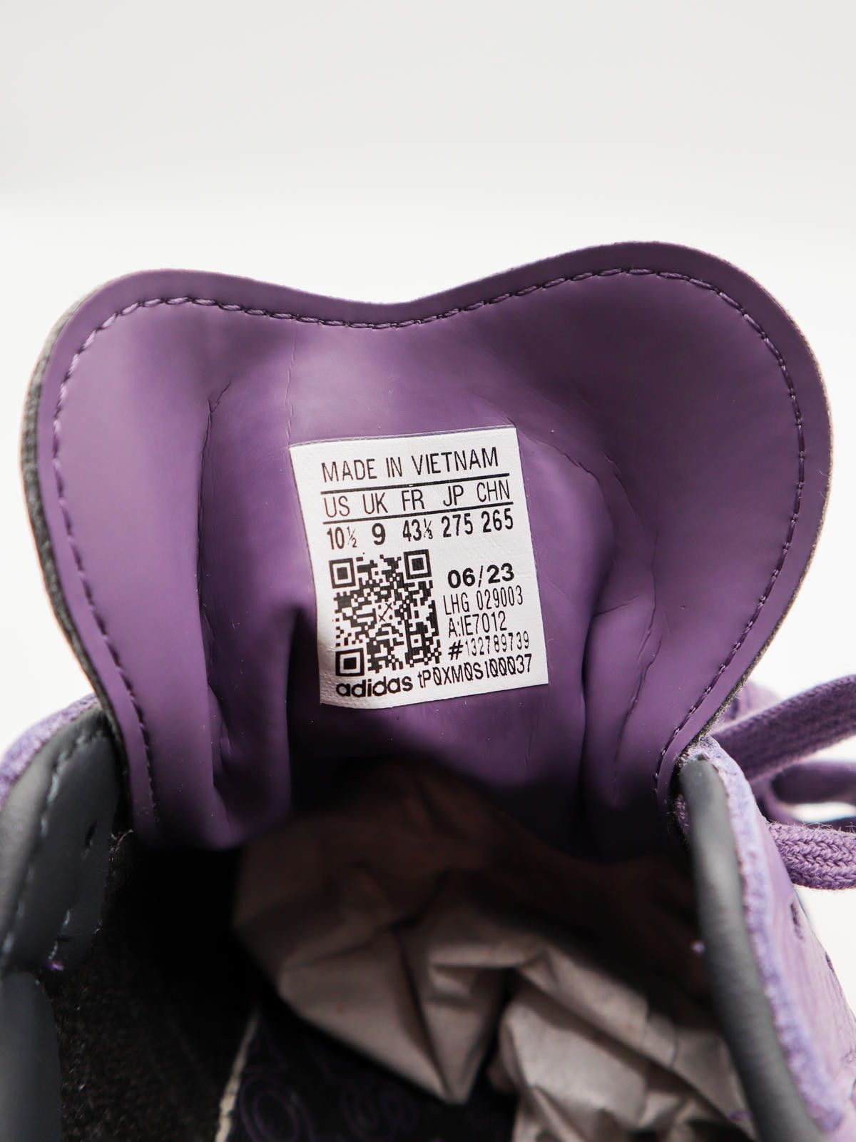 Adidas adidas Samba OG - IE7012 - Shadow Violet / Carbon / White Size US 10 / EU 43 - 7 Thumbnail