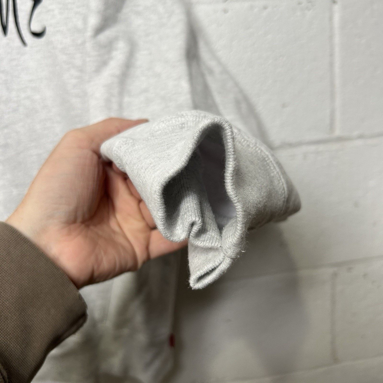Supreme Supreme Script Hooded Pullover “Ash Grey” SS23 Size US M / EU 48-50 / 2 - 5 Thumbnail