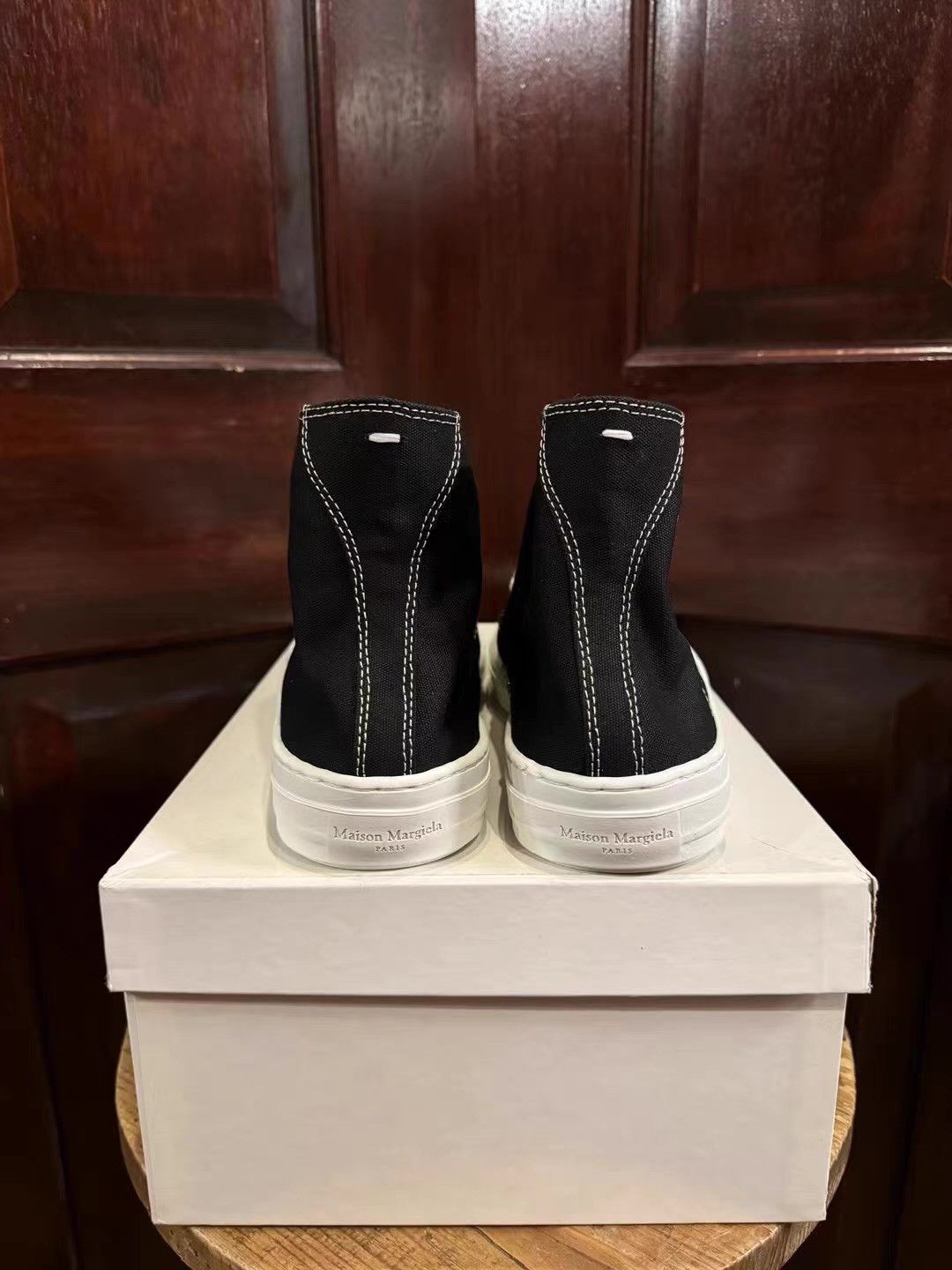 Maison Margiela Maison Margiela Stereotype High‑Top Canvas Sneakers Ｑ25 Size US 7 / EU 40 - 3 Thumbnail