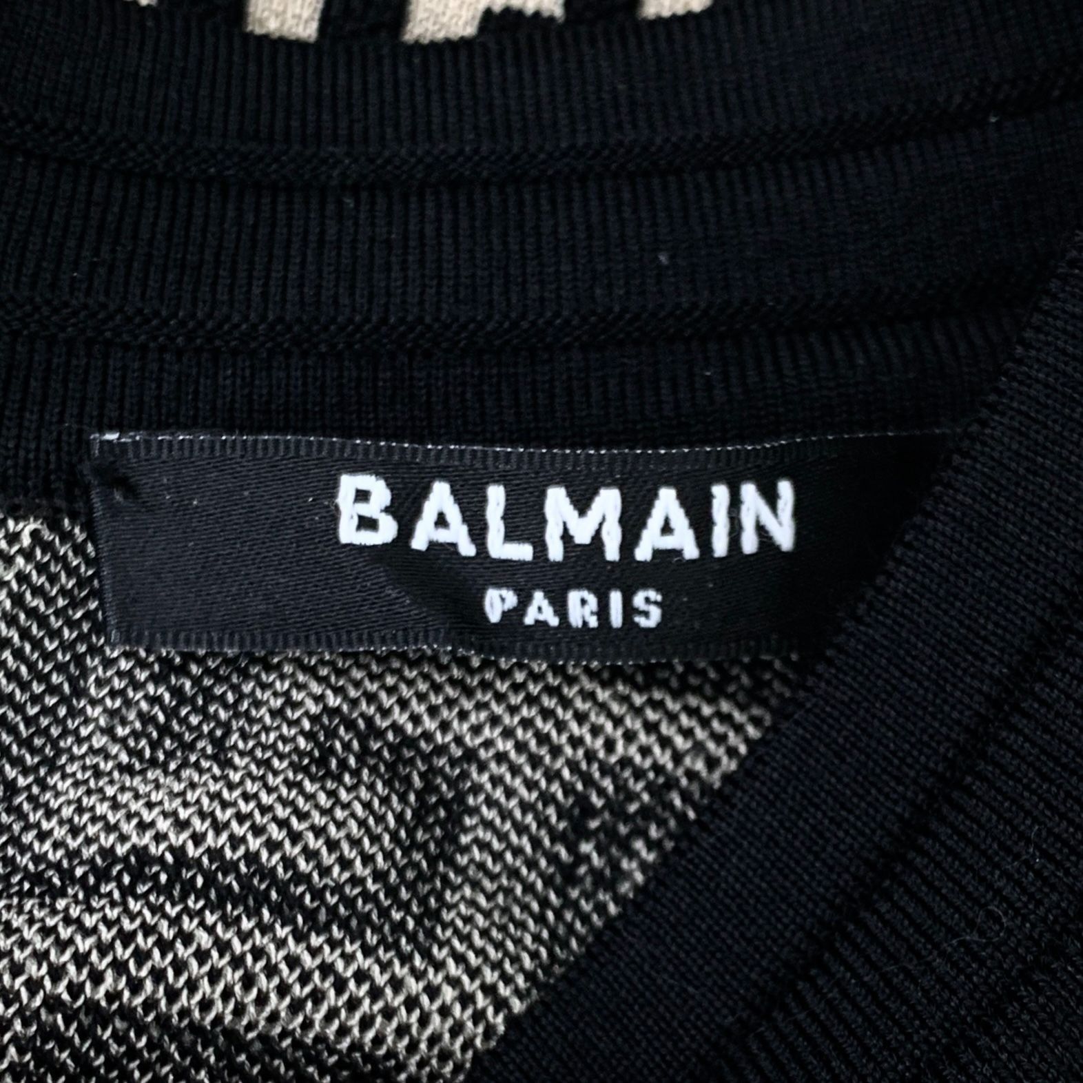 Balmain Balmain Brown Logo-Print Sleeveless Knit Dress (Size 38) Size XS / US 0-2 / IT 36-38 - 2 Thumbnail