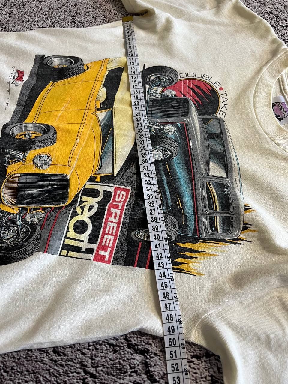Hanes × Vintage 1989 Vintage Street Heat Hot Rod Hanes Heavyweight Graphic Size US M / EU 48-50 / 2 - 12 Thumbnail