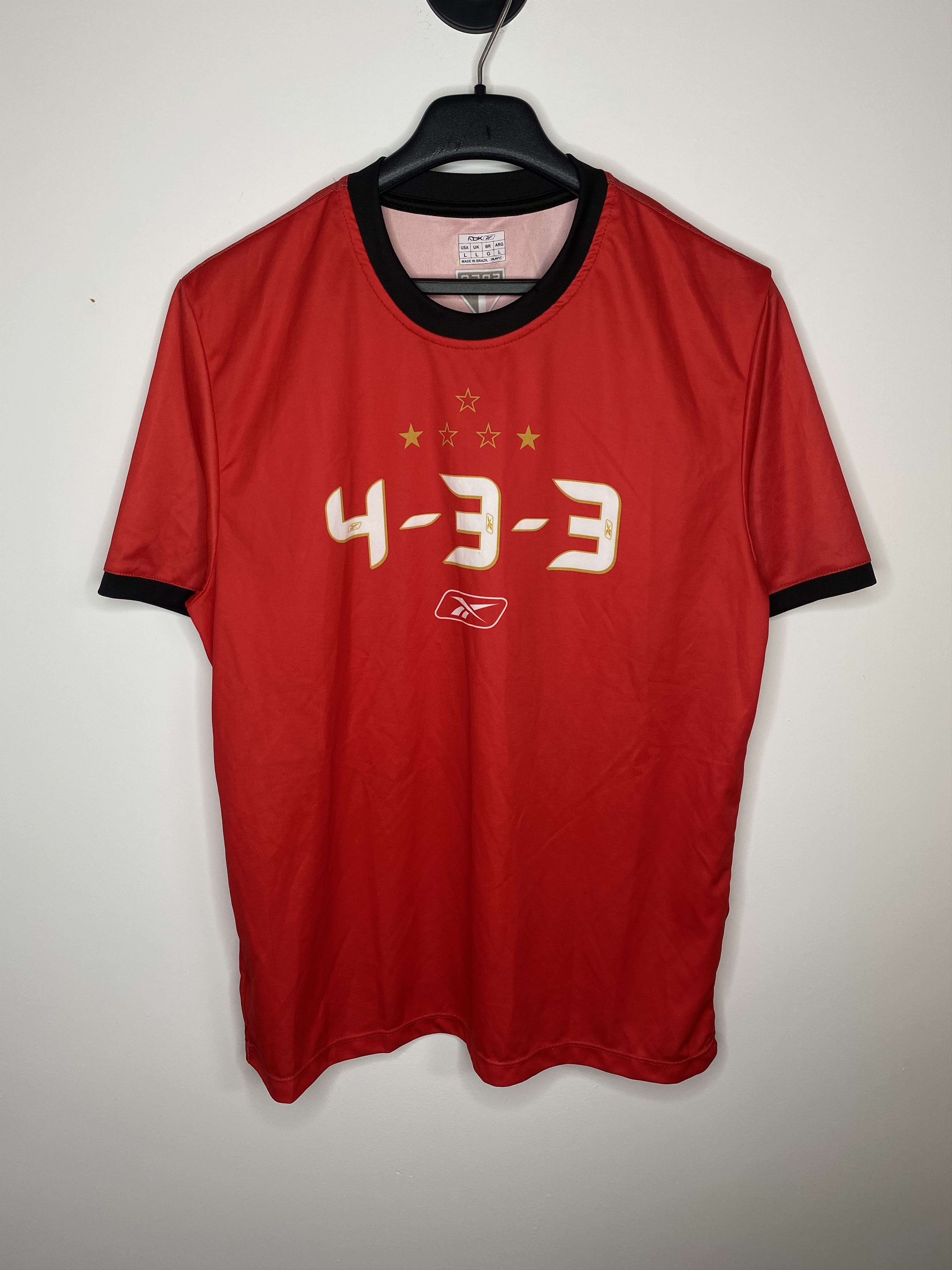 Reebok SAO PAULO SPFC 4-3-3 FOOTBALL SHIRT SOCCER JERSEY REEBOK Size US L / EU 52-54 / 3 - 1 Thumbnail