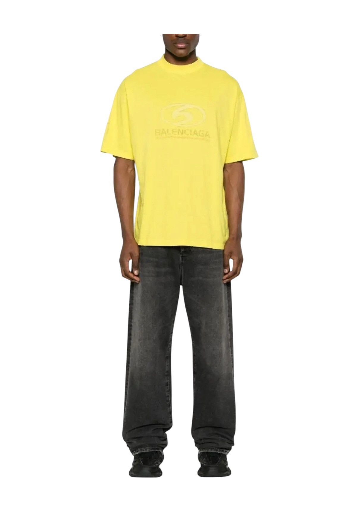 Balenciaga Balenciaga surfer yellow t shirt Size US XL / EU 56 / 4 - 2 Thumbnail