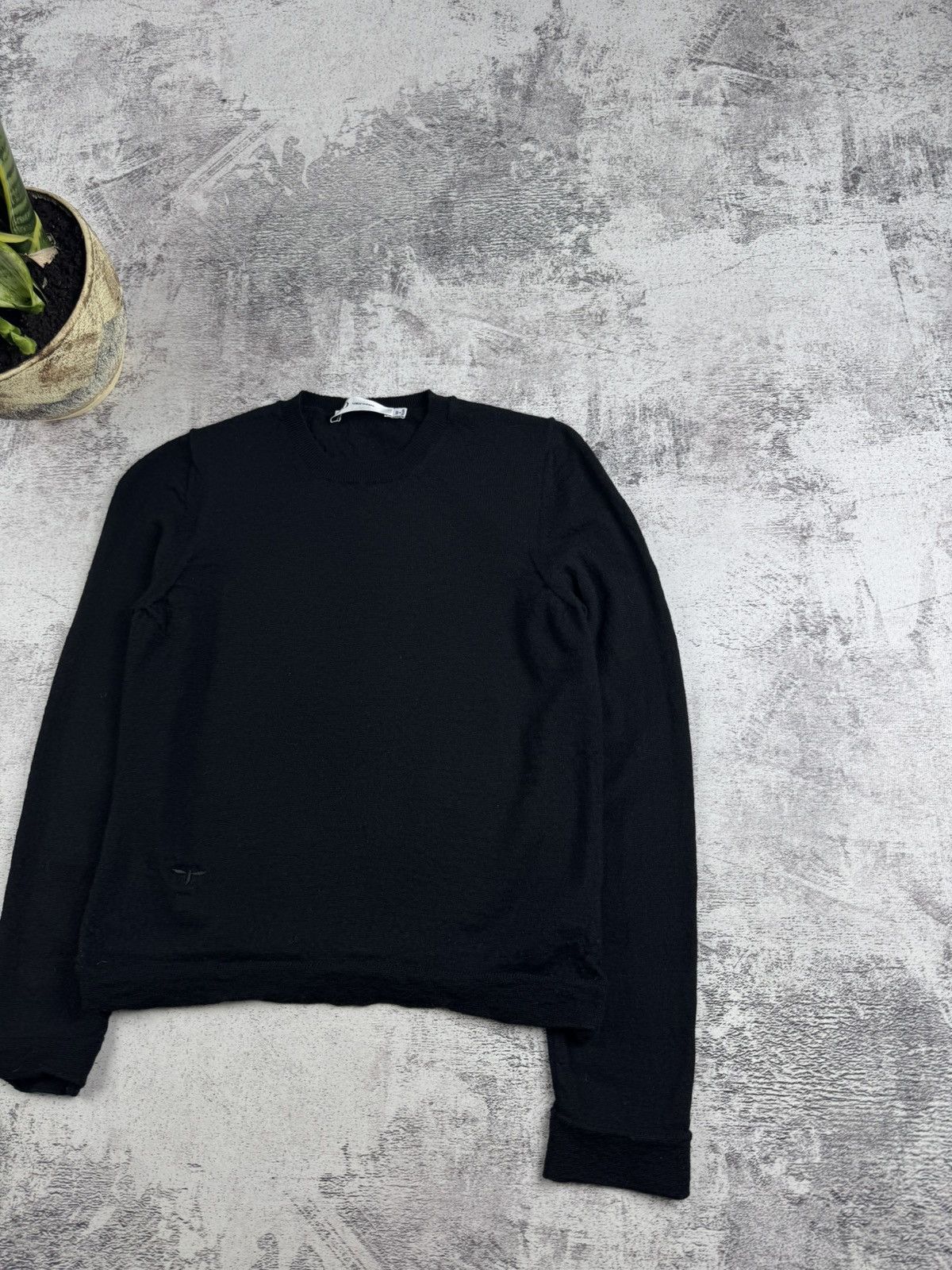 Dior Dior Uniform Bee Logo Wool Women Knit Black XS Sweater Button Cardigan Size XS / US 0-2 / IT 36-38 - 3 Thumbnail
