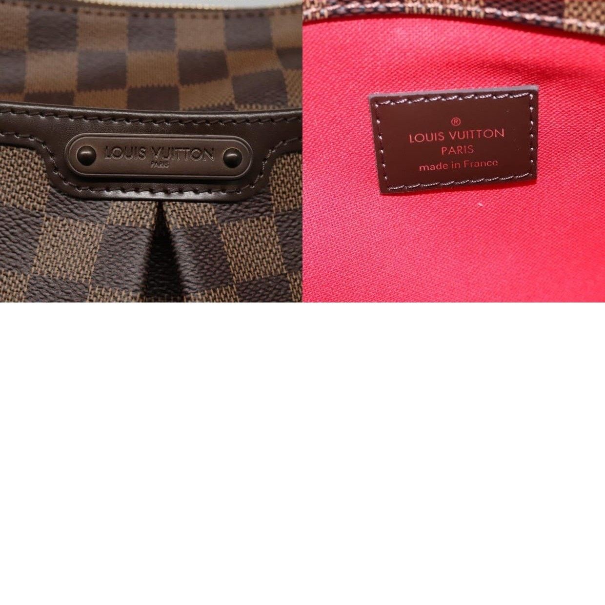 Louis Vuitton Louis Vuitton Damier Ebene Bloomsbury PM Shoulder Bag Brown Size ONE SIZE - 16 Thumbnail