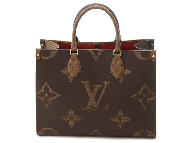 Louis Vuitton Louis Vuitton Bag On The Go MM Monogram Giant Reverse
