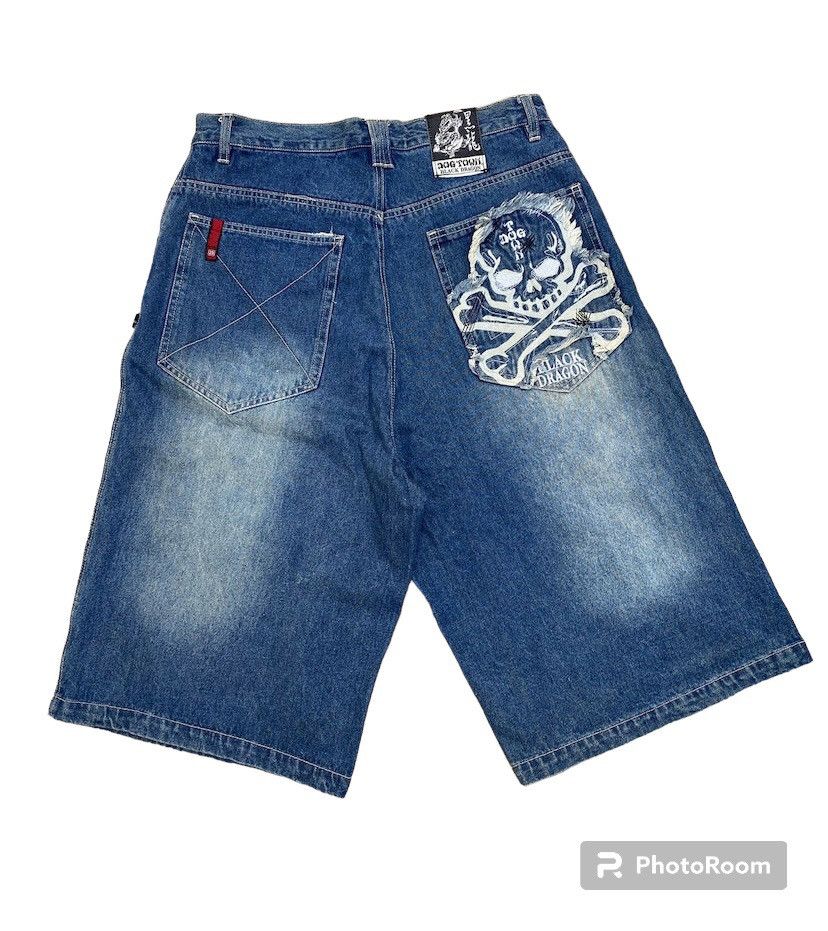 Dogtown × Japanese Brand Vintage Dog Town Black Dragon Embroidered