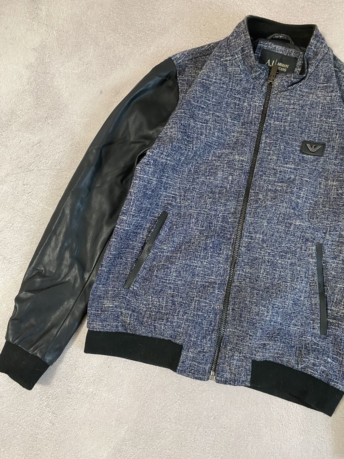 Armani Armani Jeans vintage distressed y2k jacket Size US M / EU 48-50 / 2 - 2 Thumbnail