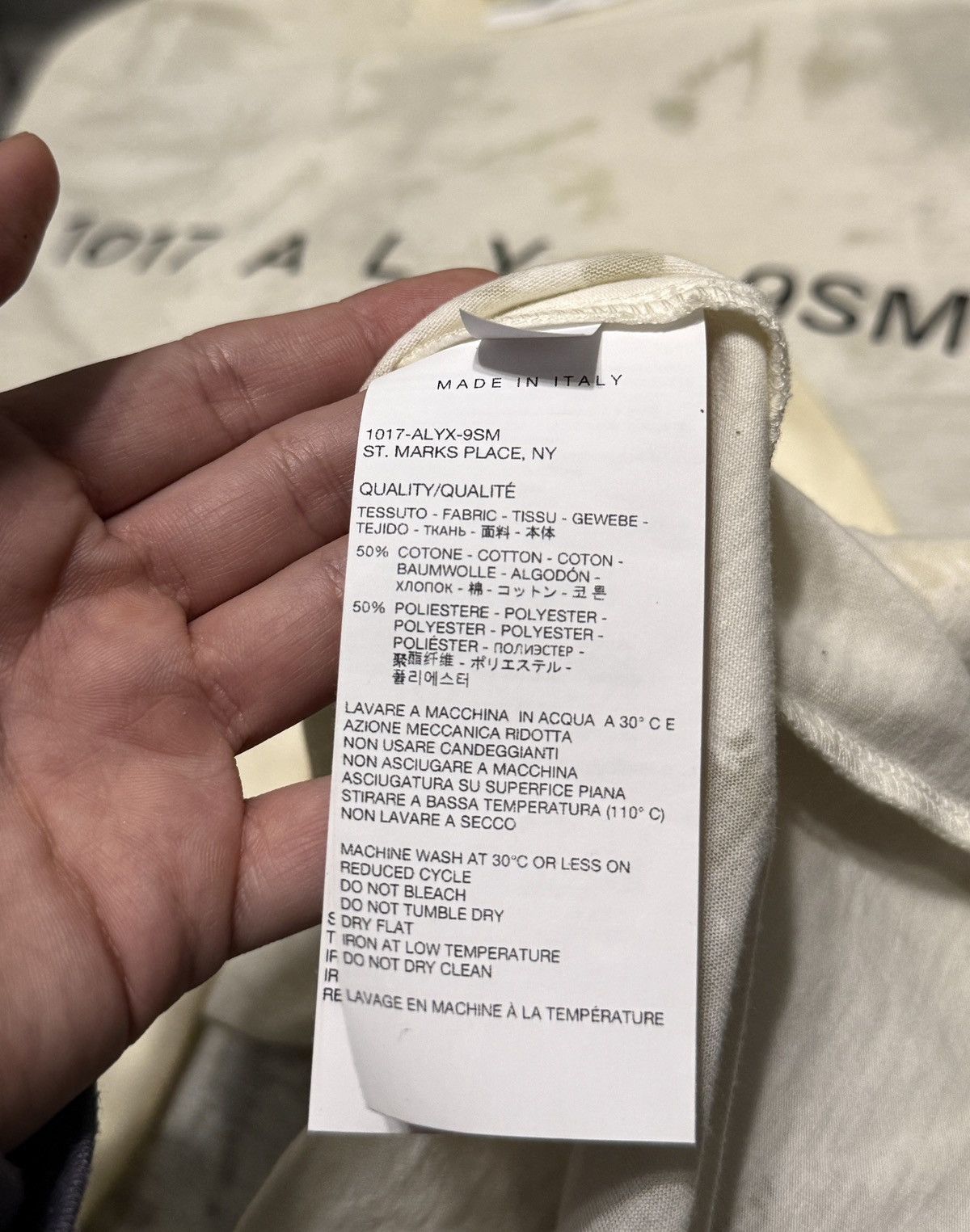 1017 ALYX 9SM 1017 ALYX 9SM Translucent Tee Size US M / EU 48-50 / 2 - 6 Thumbnail