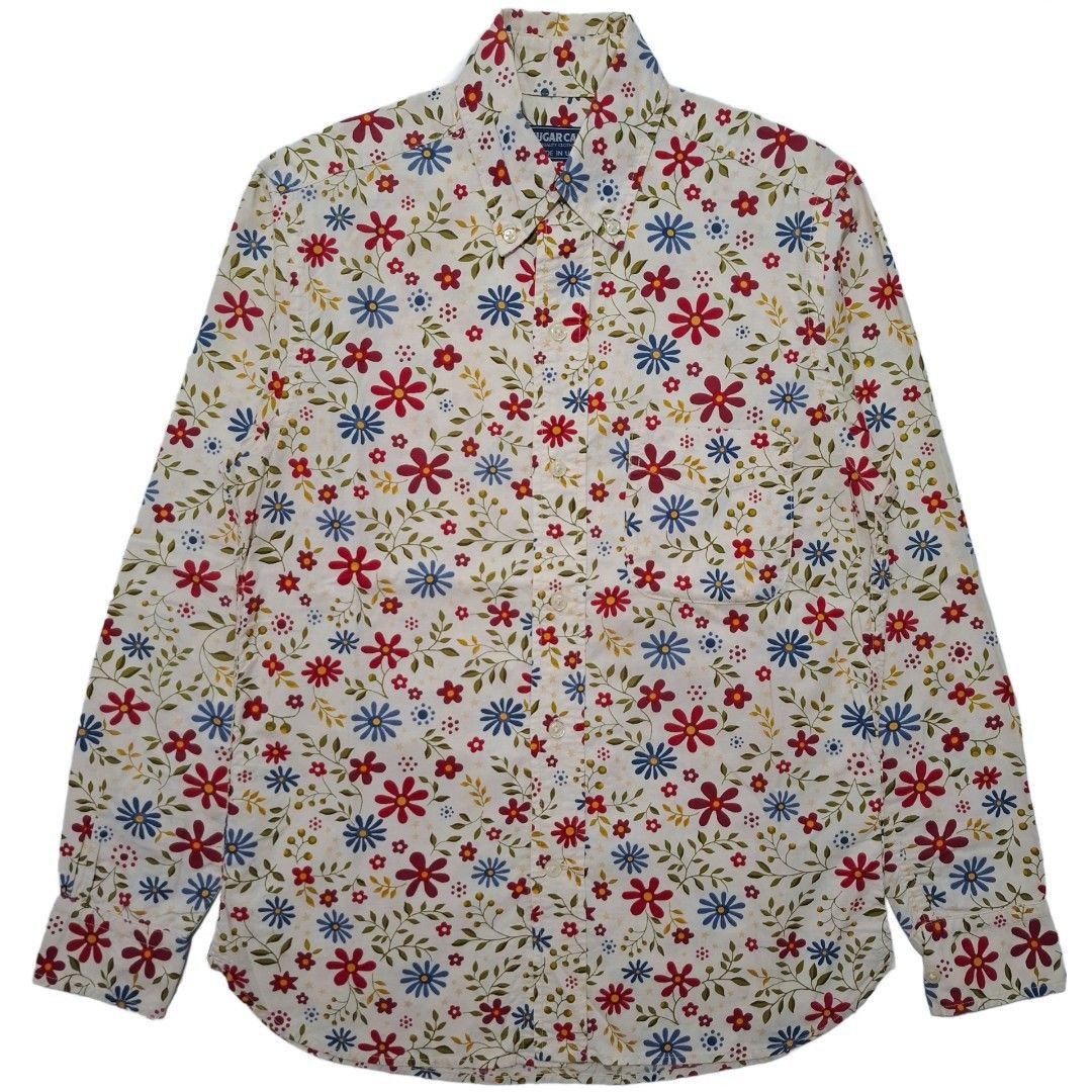 Sugar Cane Sugarcane Made in USA Floral Shirt Size US S / EU 44-46 / 1 - 1 Thumbnail