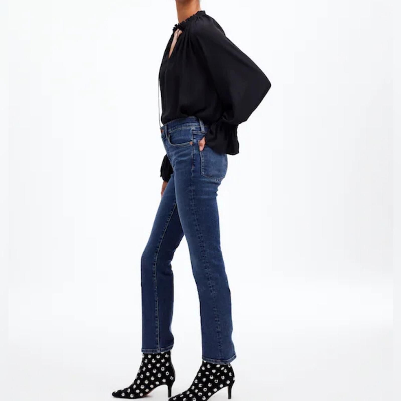 J.Crew Madewell Tall Kick Out Crop Jeans Size 30" / US 8 / IT 44 - 8 Thumbnail