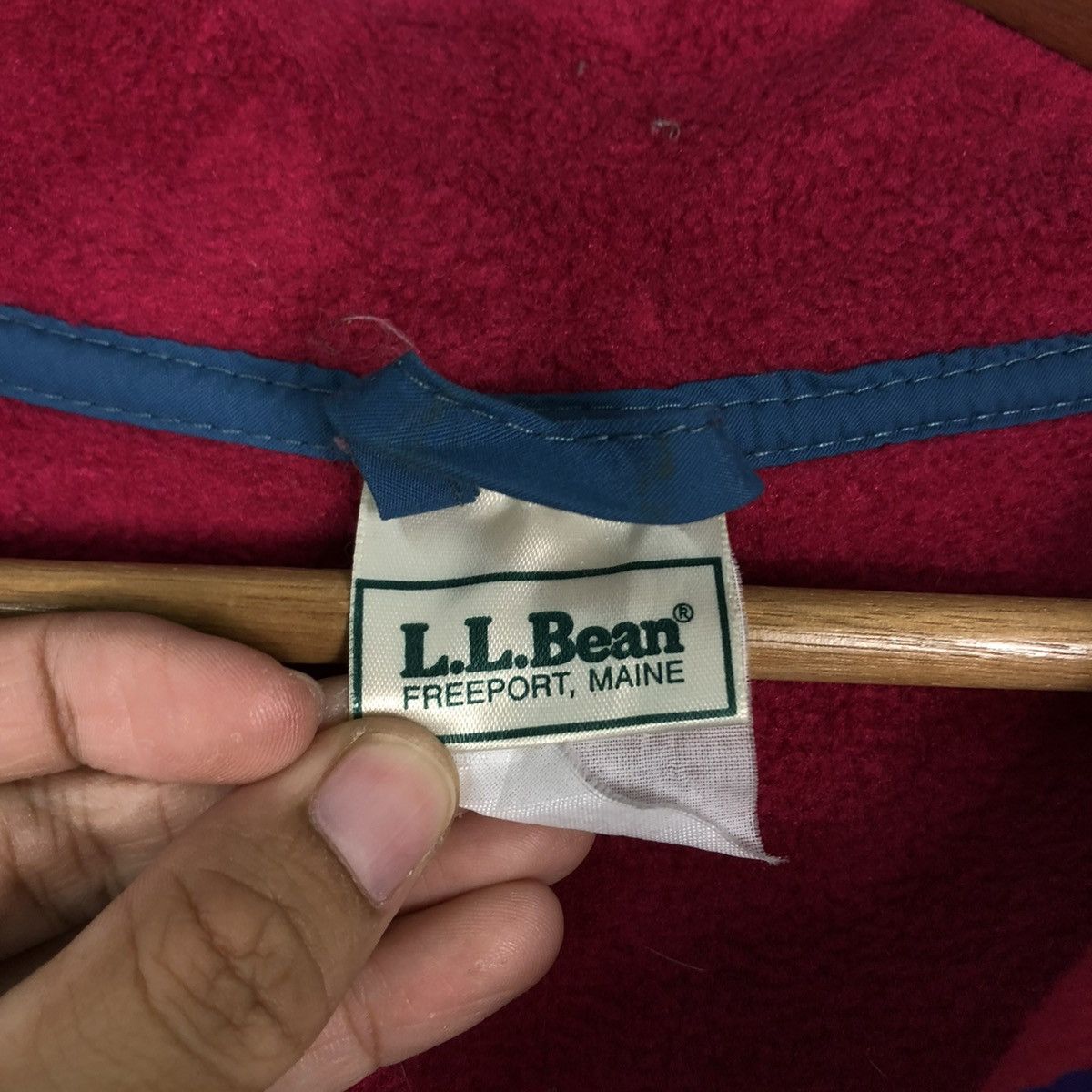 Japanese Brand 🔥VINTAGE FLEECE JACKET PULL OVER L.L.Bean Usa Freeport Size US M / EU 48-50 / 2 - 16 Thumbnail