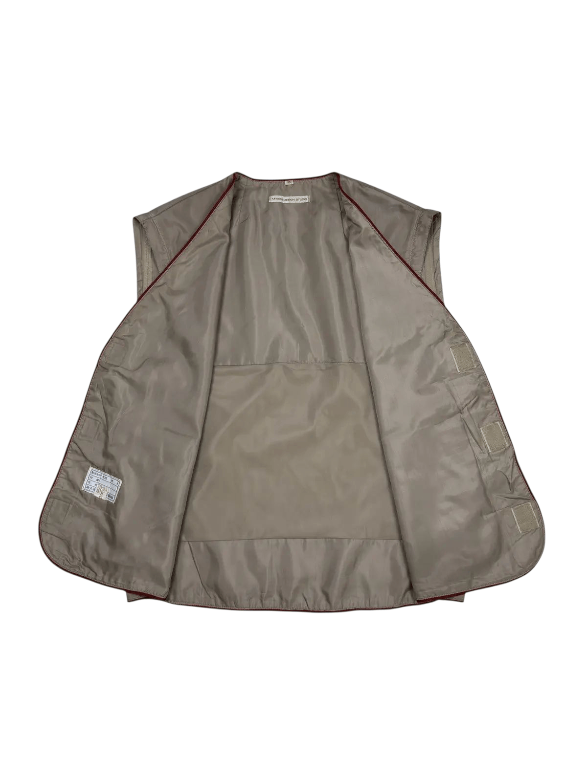 Issey Miyake 1981 RARE SAMPLE ISSEY MIYAKE DESIGN STUDIO NYLON VEST Size US M / EU 48-50 / 2 - 3 Thumbnail