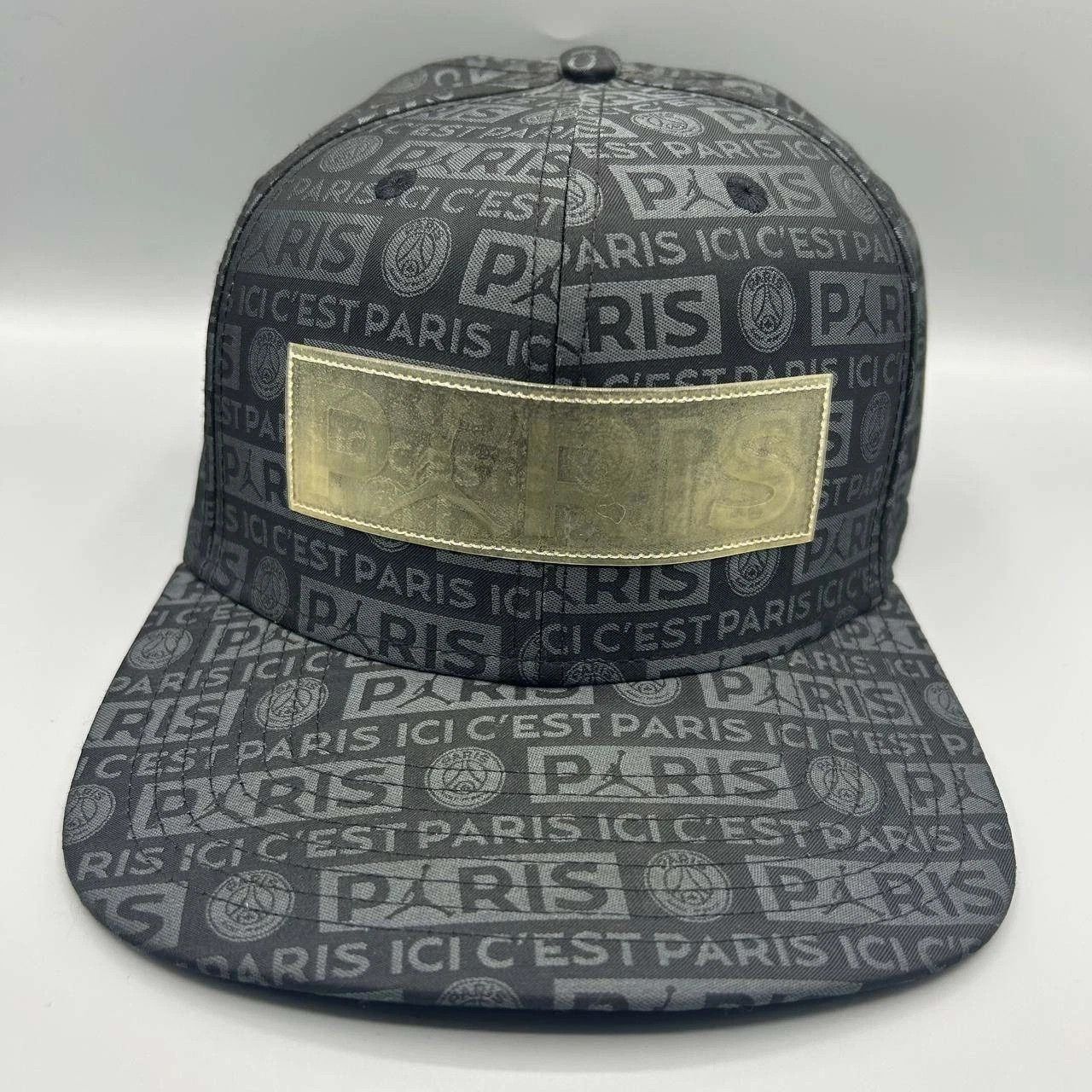 Jordan Brand Air Jordan Paris Saint Germain Hat All Over Logo Snap Back Size ONE SIZE - 1 Thumbnail