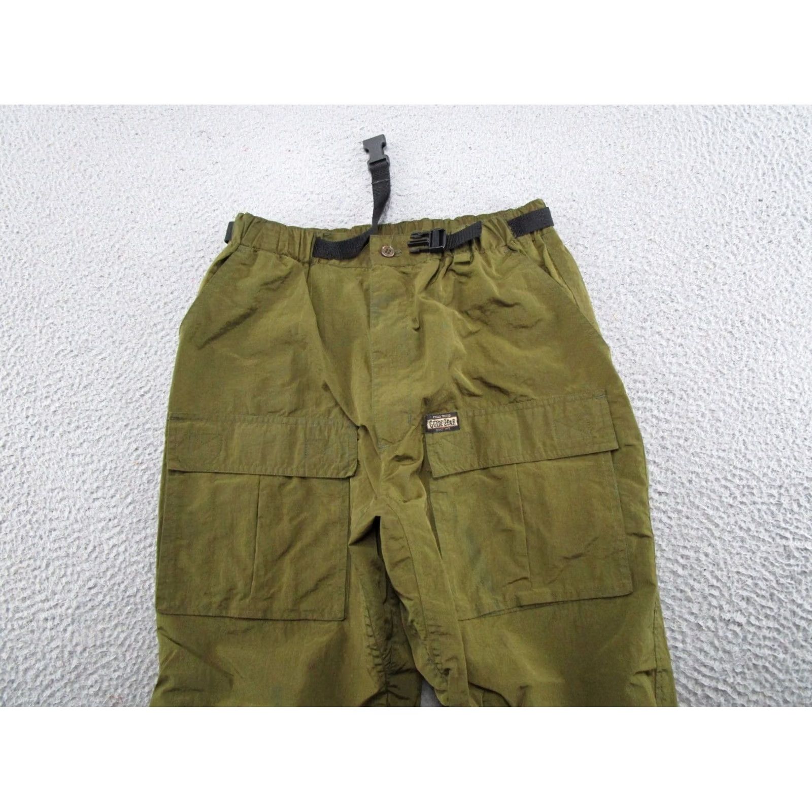 Vintage Guide Series Men's Cargo Pants Hiking Nylon Green 34x30 Convertible Vintage? No, Read Size US 34 / EU 50 - 4 Thumbnail