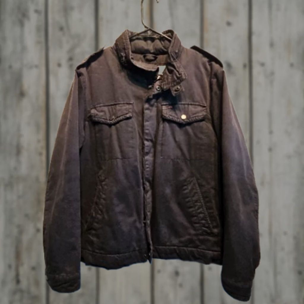 Levi's Levi's Black Lined Trucker Farm Work Bomber Jacket Mens Size Medium EUC Size US M / EU 48-50 / 2 - 1 Thumbnail