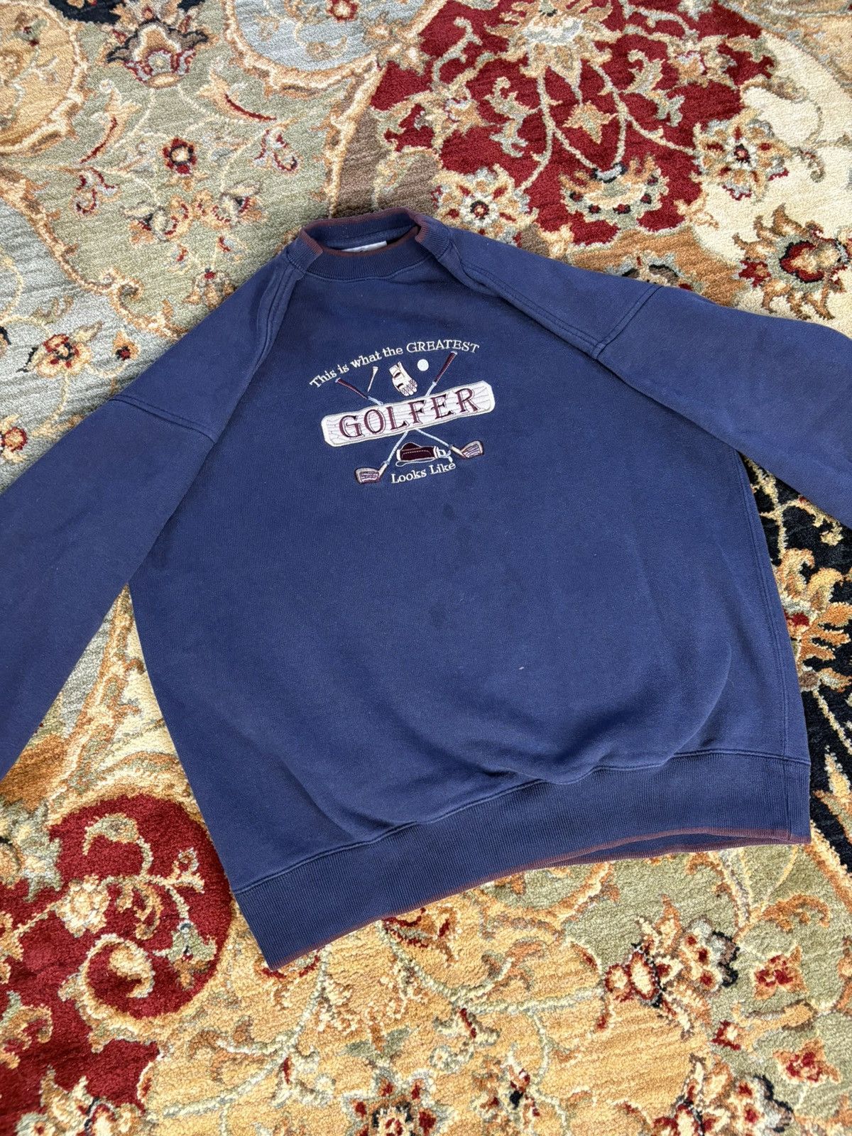 Vintage Vintage Embroidered Golf Crewneck Size US L / EU 52-54 / 3 - 2 Thumbnail