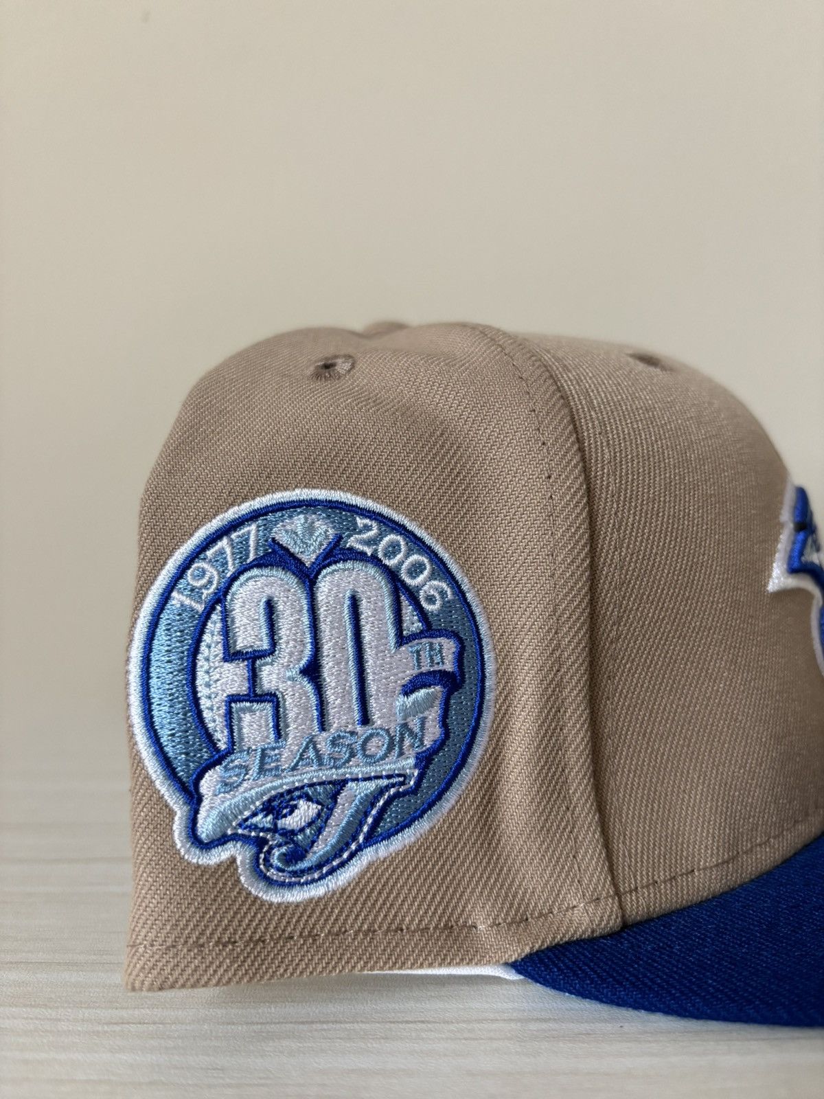 Topperz Toronto Blue Jays Fitted Size 7 1/2 Topperz Size ONE SIZE - 3 Thumbnail