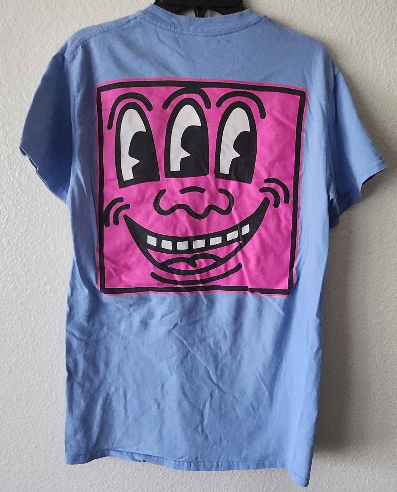 Keith Haring Rare Keith Haring Graphic Tee - Vintage Blue Shirt size S Size US S / EU 44-46 / 1 - 1 Thumbnail