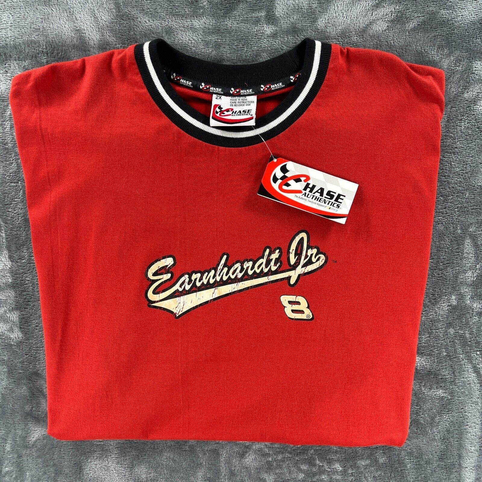 Chase Authentics Chase Authentics Dale Earnhardt Jr Shirt Men 2XL Orange Budw Size US XXL / EU 58 / 5 - 16 Thumbnail