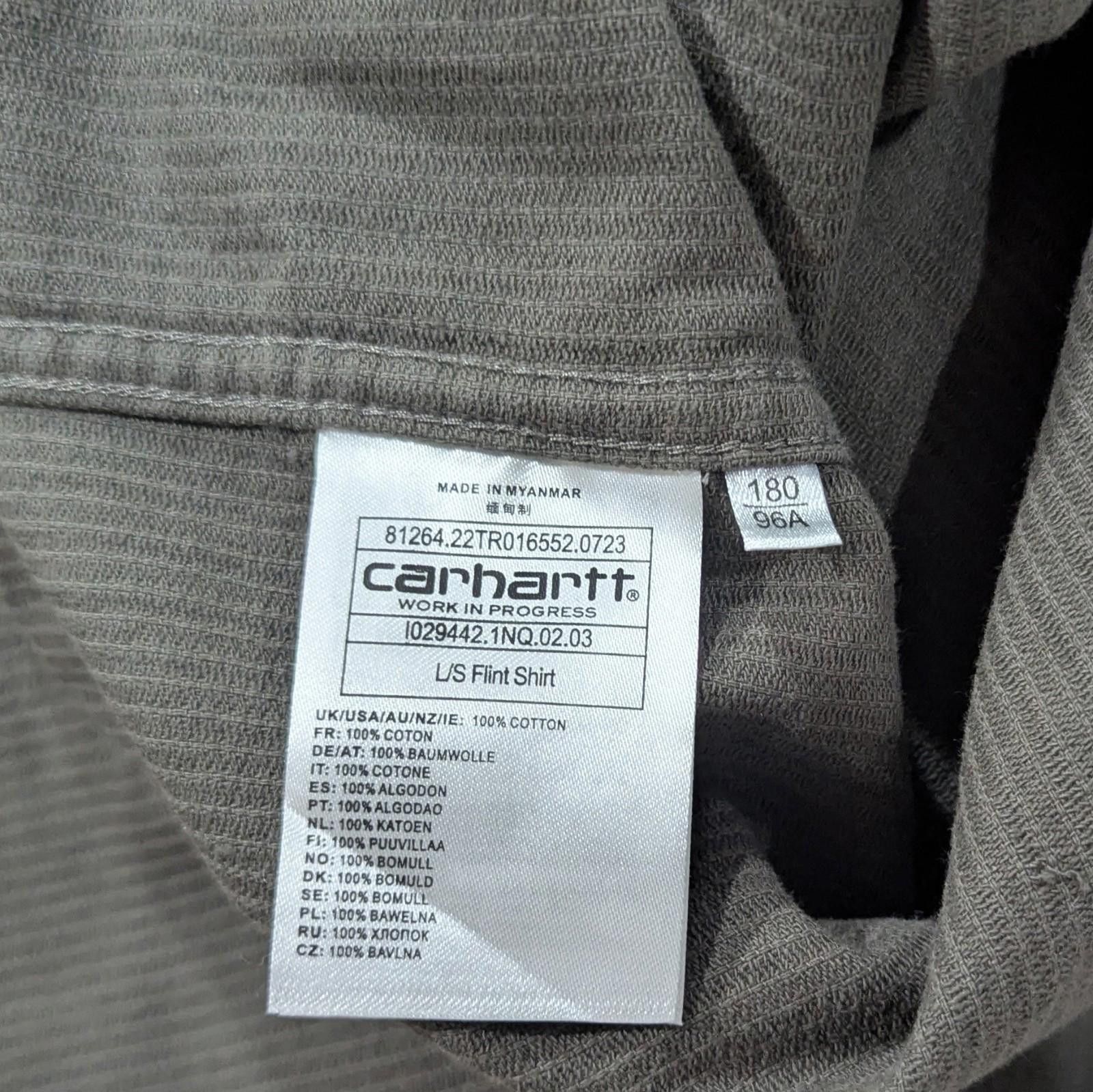Carhartt Wip Carhartt WIP Flint Corduroy Shirt Office Green Rinsed Size L Size US L / EU 52-54 / 3 - 8 Thumbnail