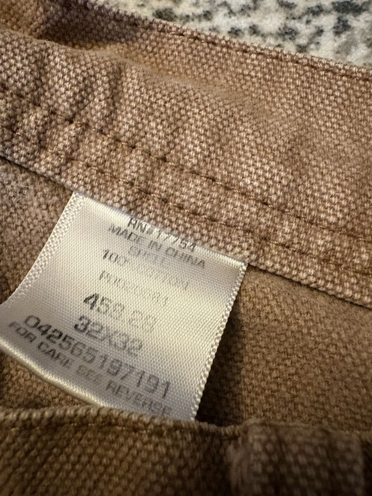 Tan Carpenter Pants Distressed in Beige, Men's (Size 32) — image 3 of 6