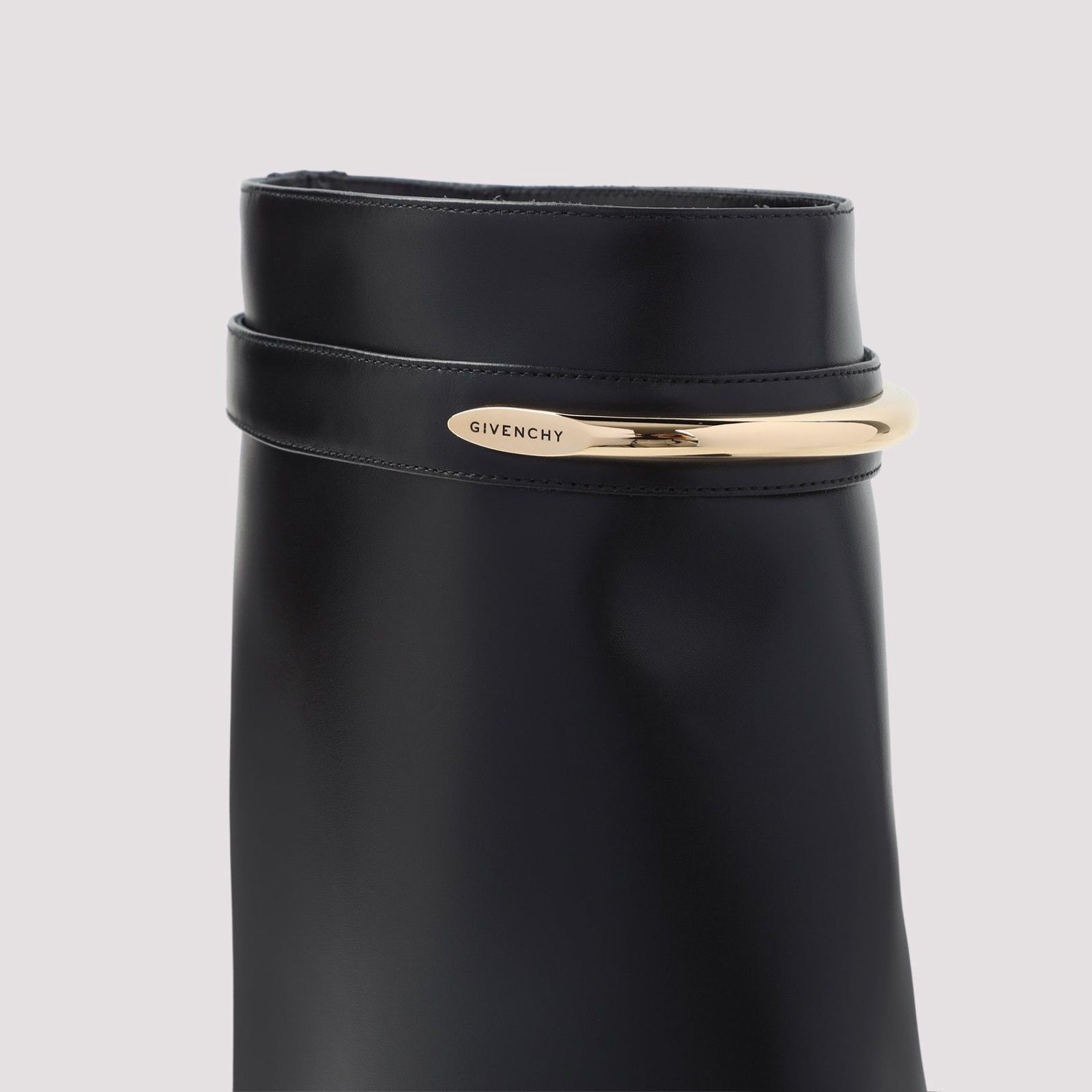 Givenchy GIVENCHY Shark Pinch Black Leather Heel Boots New & Authenti Size US 9 / IT 39 - 5 Thumbnail