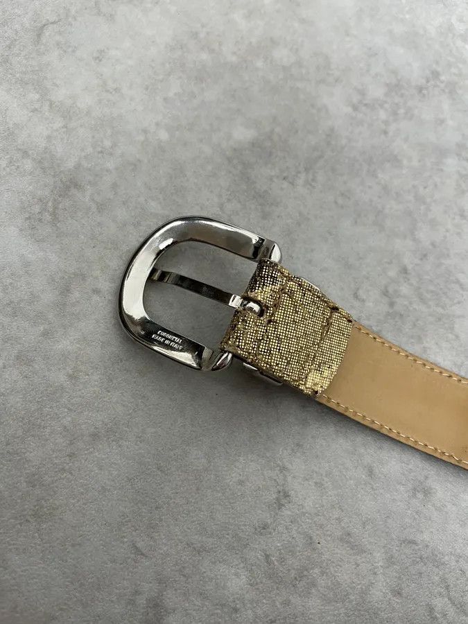 Vintage 2000s Berge Snake Effect Ornament Belt Size ONE SIZE - 8 Thumbnail