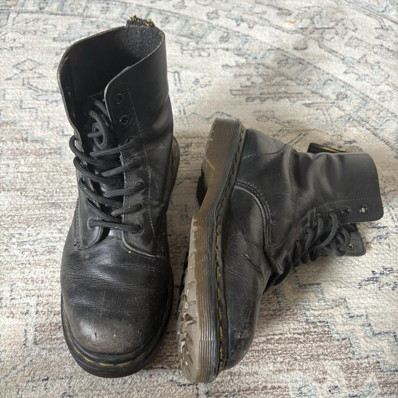 Dr. Martens Made in England high tops doc martens Size US 8 / EU 41 - 1 Thumbnail