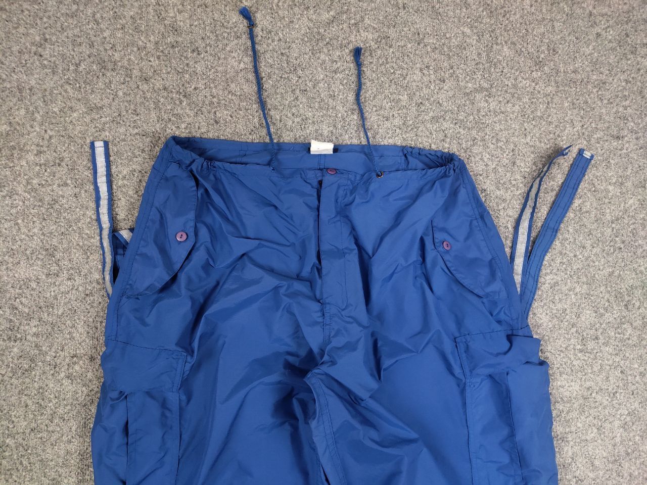 Japanese Brand Rare Vintage MT:2 Japanese Parachute Baggy Cargo Blue Pants Size US 34 / EU 50 - 8 Thumbnail
