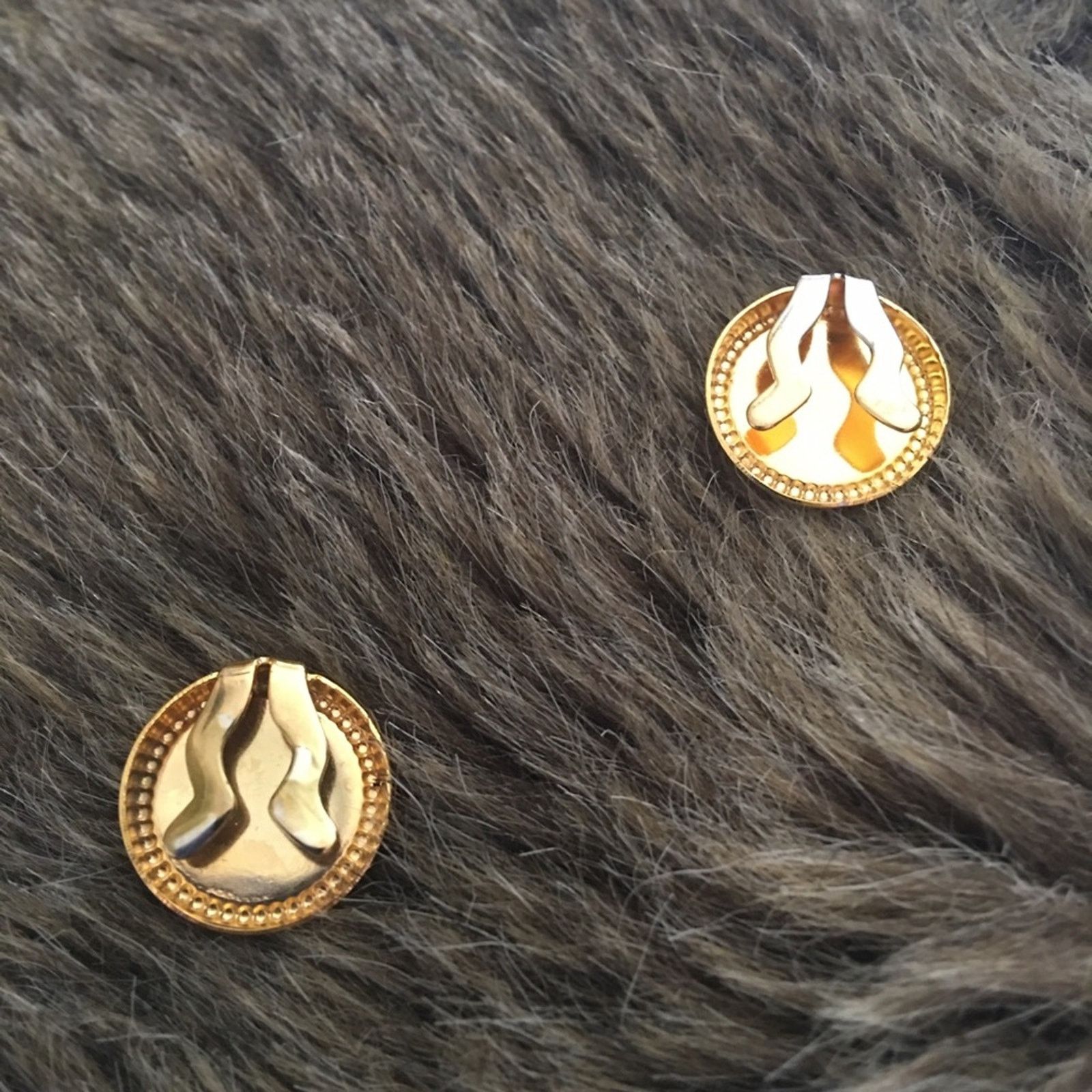 Vintage Vintage 80s set of two faceted glass button covers Size ONE SIZE - 2 Thumbnail