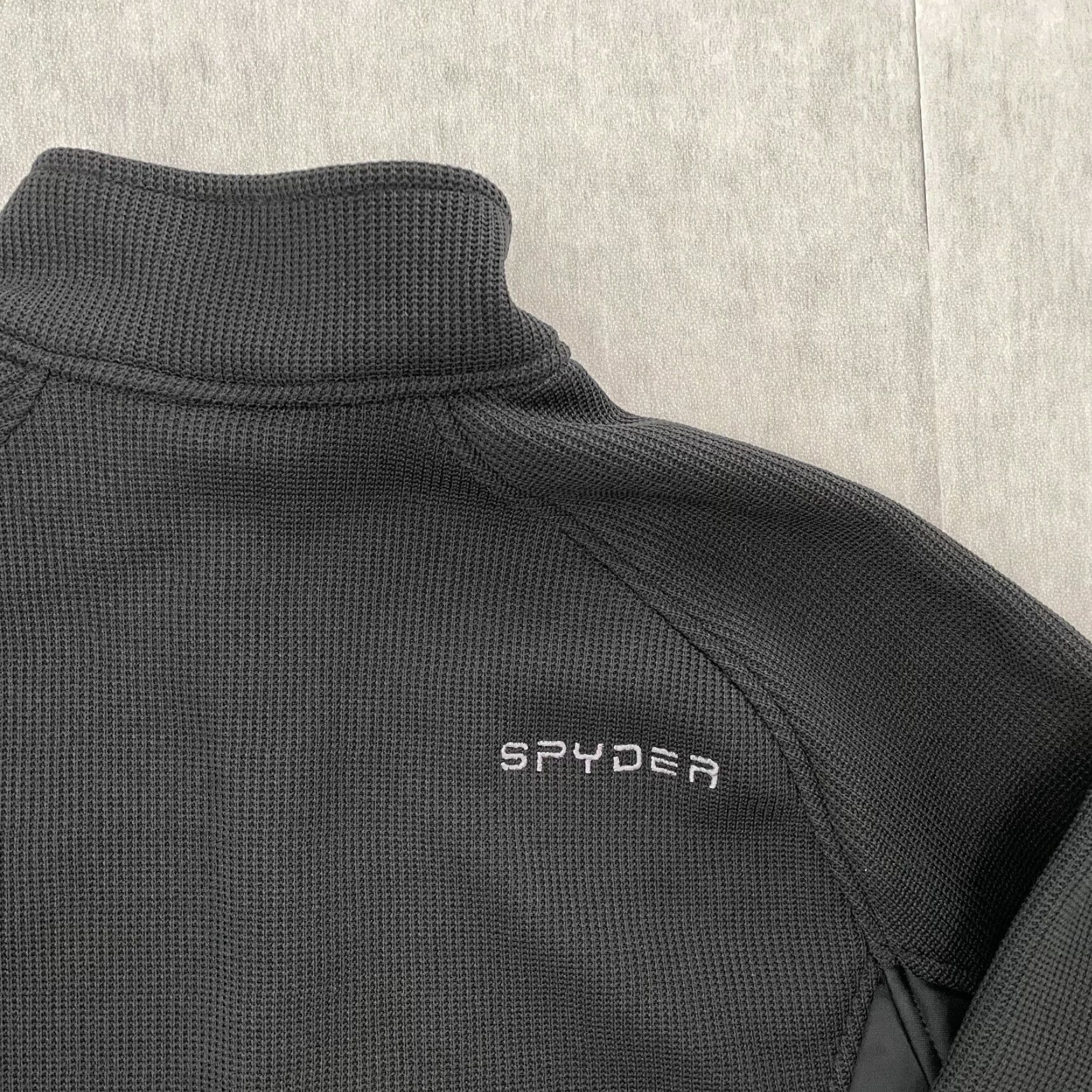 Spyder Spyder Jacket Adult Medium Black 1/4 Zip Pullover Fleece Logo Mens Size US M / EU 48-50 / 2 - 6 Thumbnail
