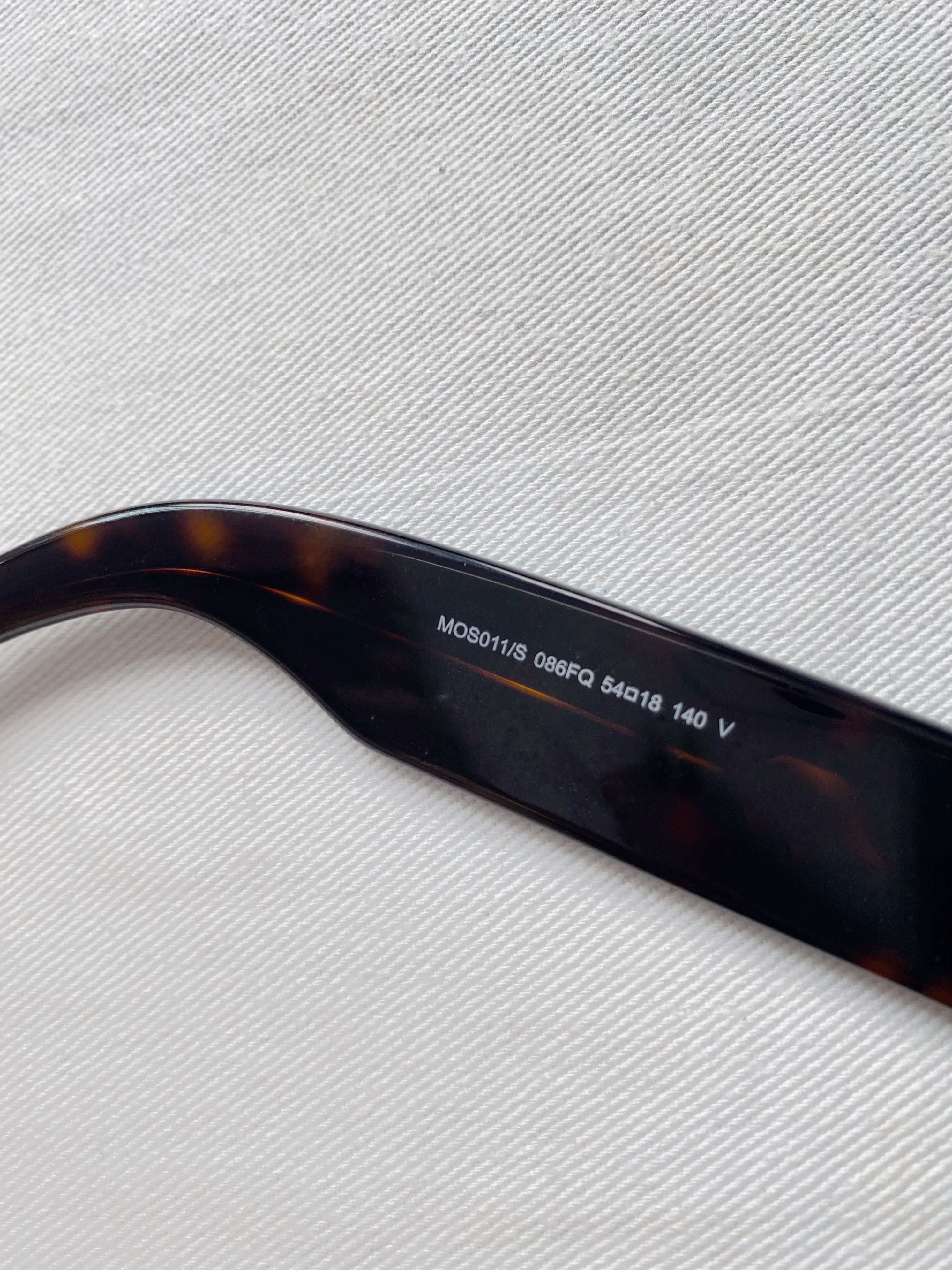 Moschino Moschino Havana Gradient Tortoiseshell Sunglasses Size ONE SIZE - 8 Thumbnail